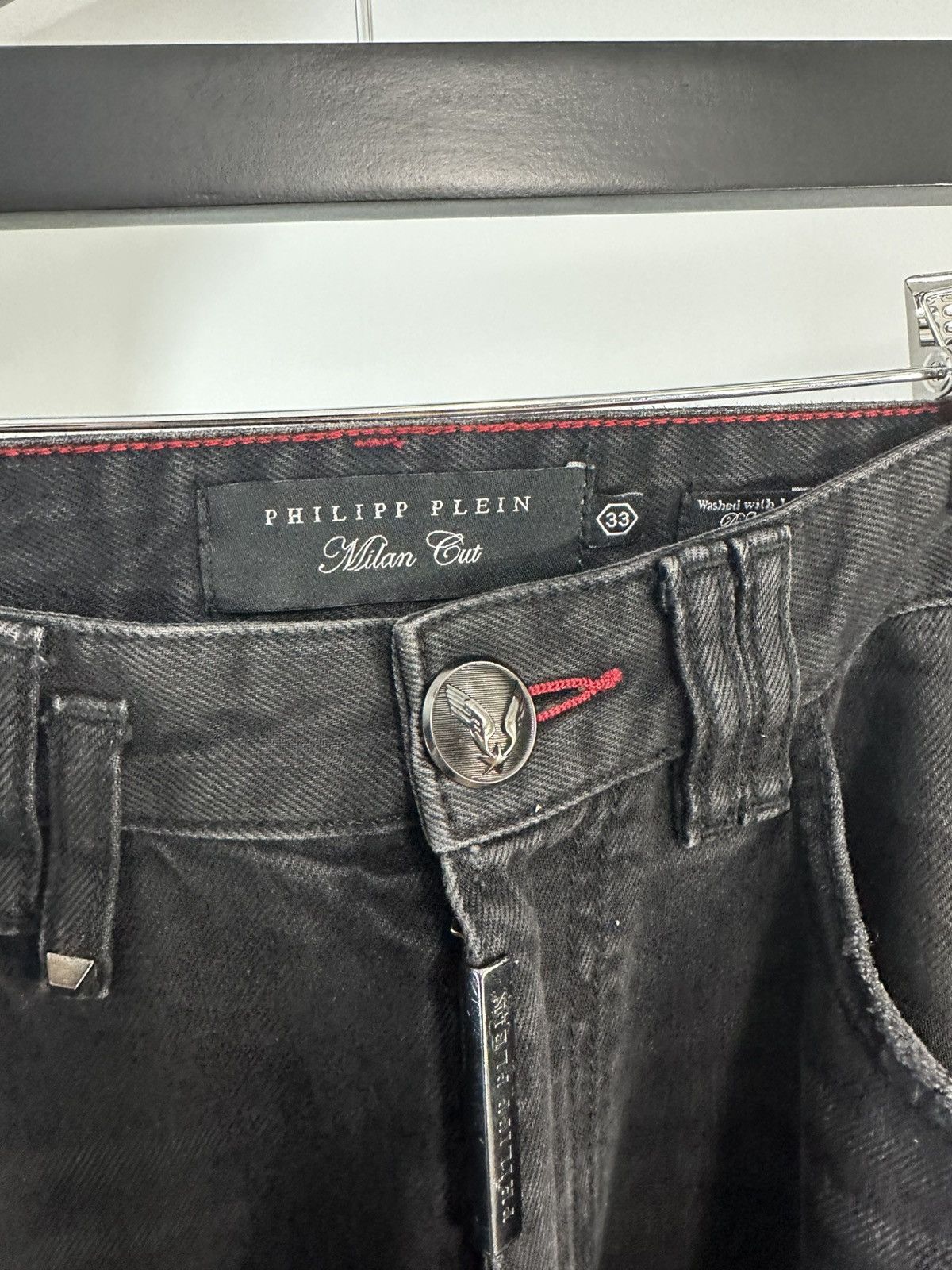 Philipp Plein Phillip Plein Skull Denim Size US 33 - 5 Thumbnail