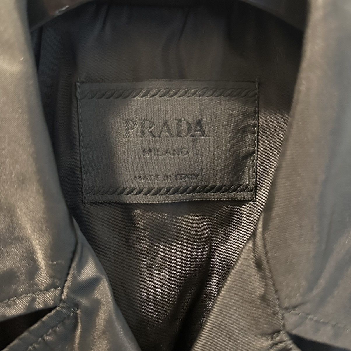 Prada Vintage Prada Nylon Black jacket Size US L / EU 52-54 / 3 - 3 Thumbnail