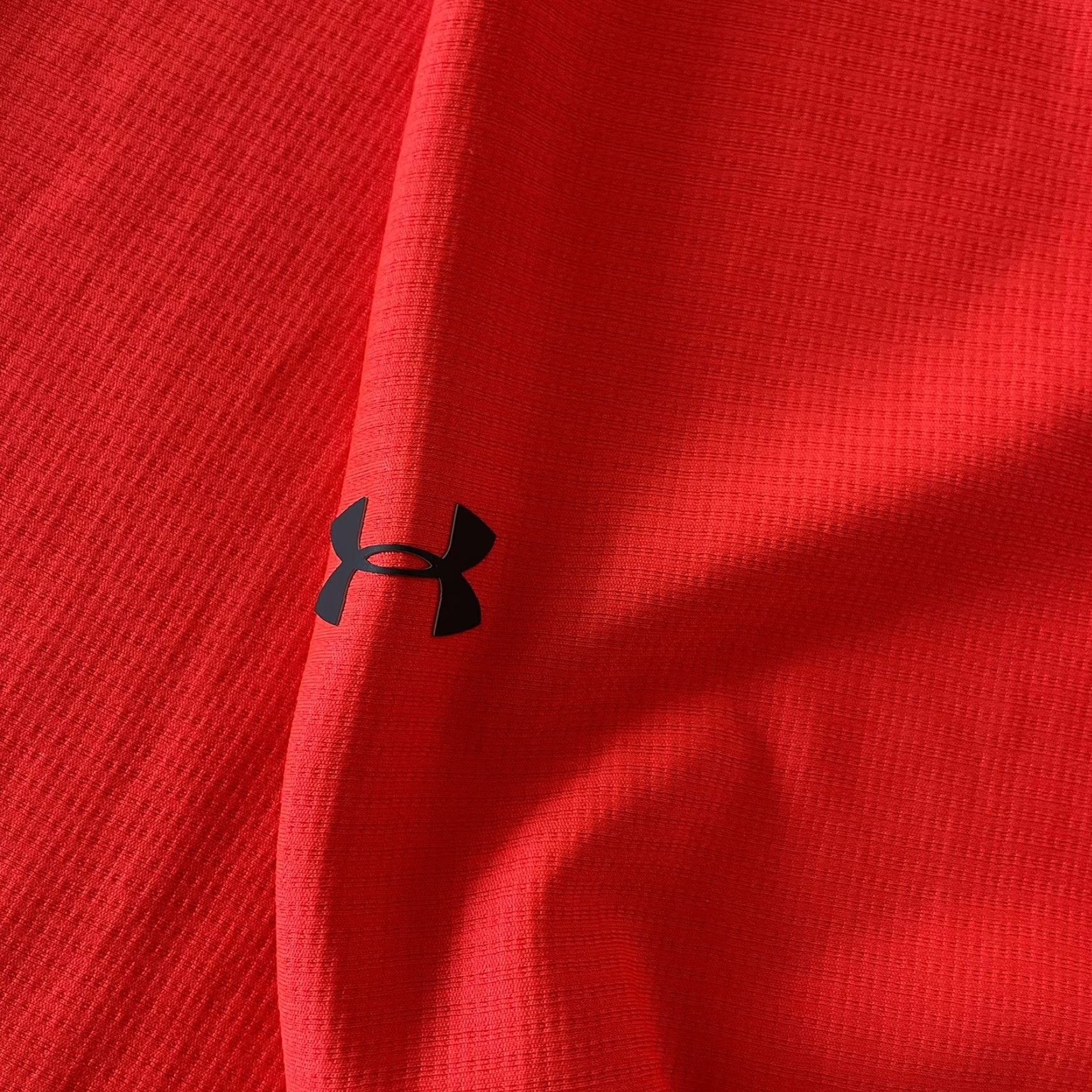 Under Armour Under Armour Loose All Season 1/4 Zip Pullover Light Jacket Red 2XL Mens Coat Sweatshirt Shirt Athletic Polyester 1/4 Zip Size US XXL / EU 58 / 5 - 5 Thumbnail