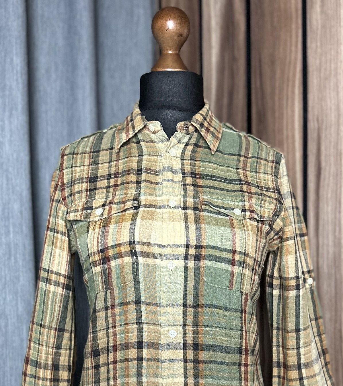 Ralph Lauren Ralph Lauren Sport 100% Linen Shirt Blouse Women's Size 4 Size S / US 4 / IT 40 - 4 Thumbnail