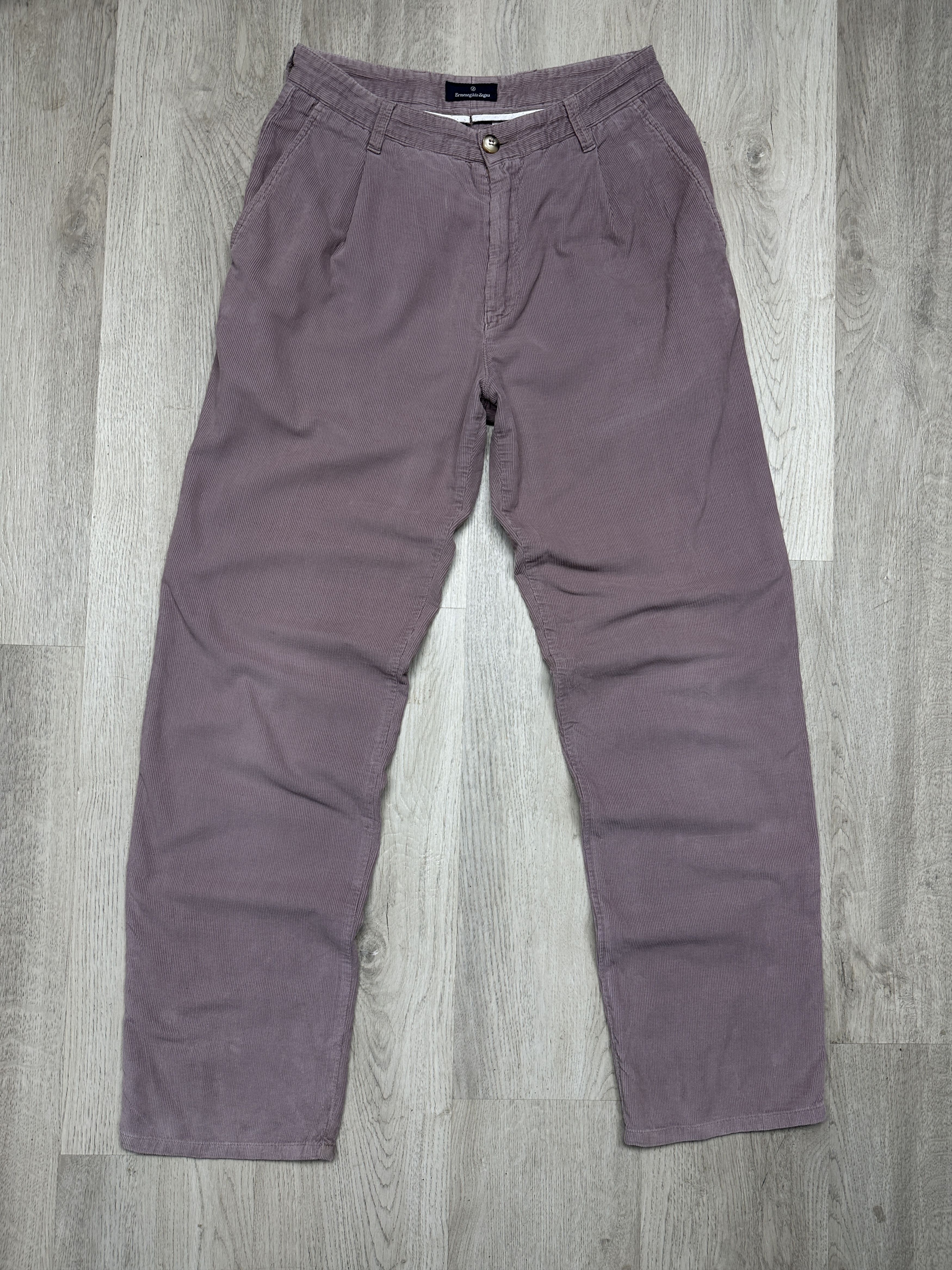 Ermenegildo Zegna Ermenegildo Zegna Vintage Mens Corduroy Pants Size US 32 / EU 48 - 1 Thumbnail