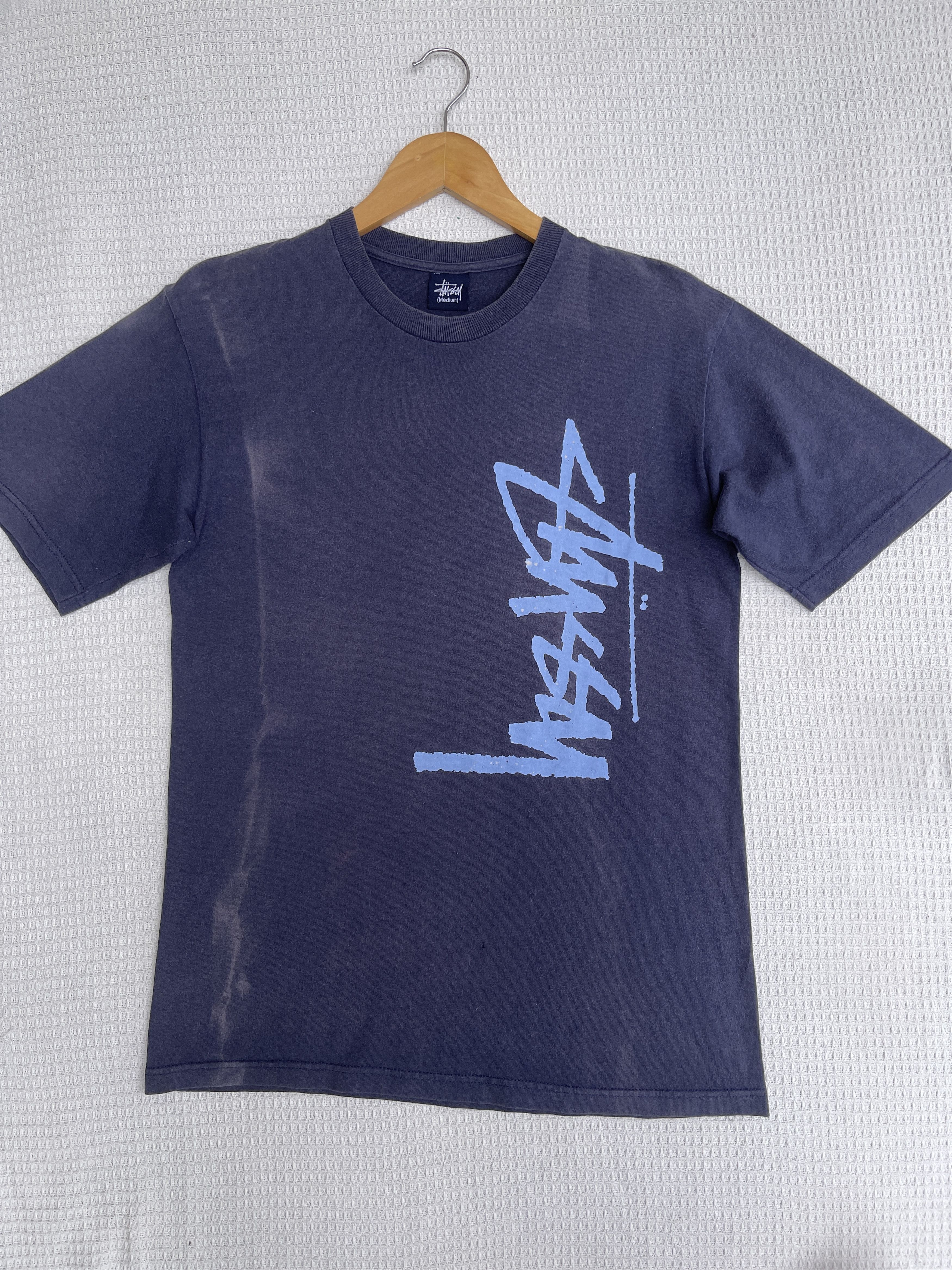Stussy Rarest🔥Vtg 90s Stussy Signature Mirror Sun Faded Tee Size US S / EU 44-46 / 1 - 10 Thumbnail