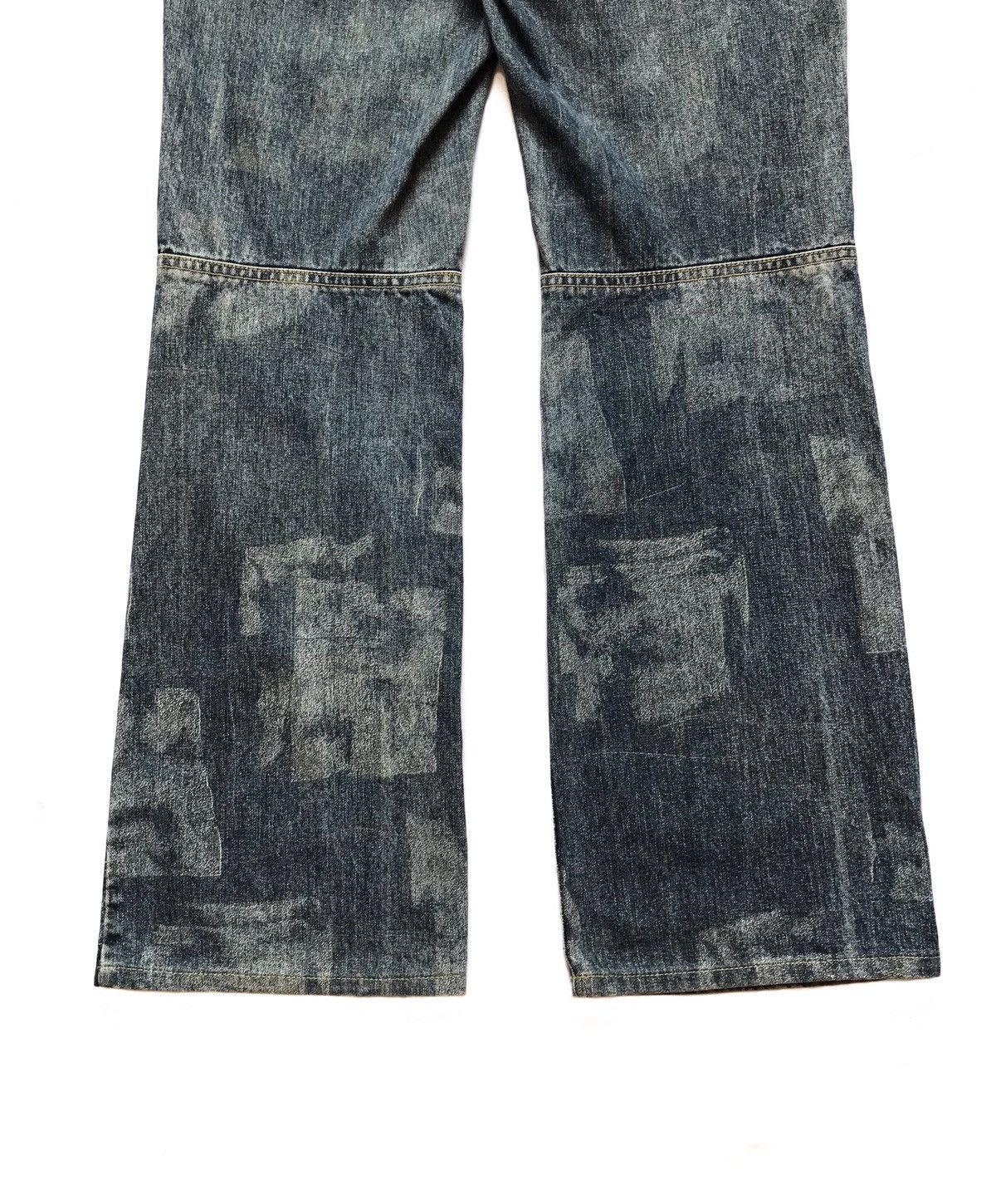 20471120 CUSTOM CULTURE FLARE BLEACH TROUSER PANTS Size US 29 - 6 Thumbnail
