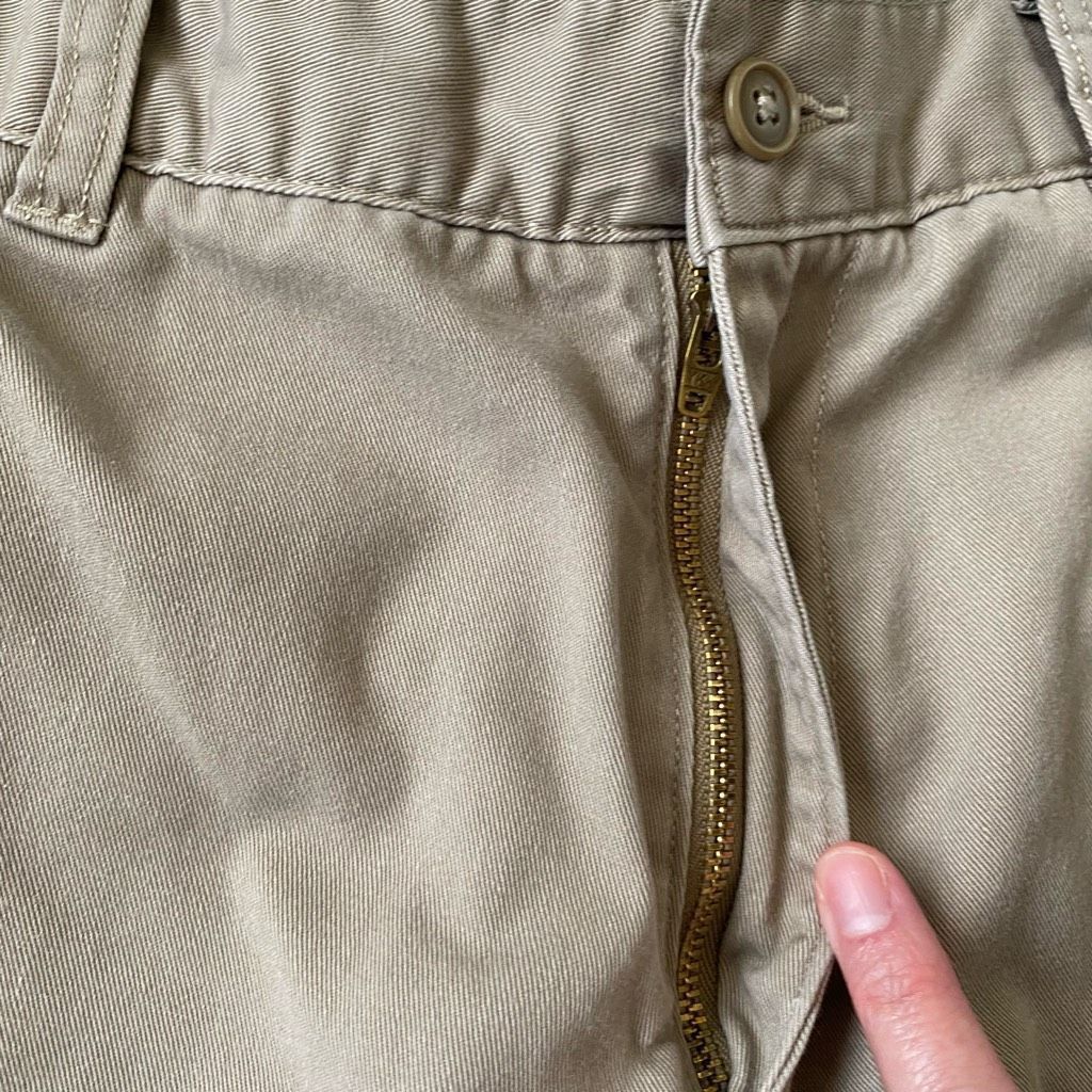 Lands' End Lands End men 30/30 cotton blend flat front tan chinos Size US 30 / EU 46 - 5 Thumbnail