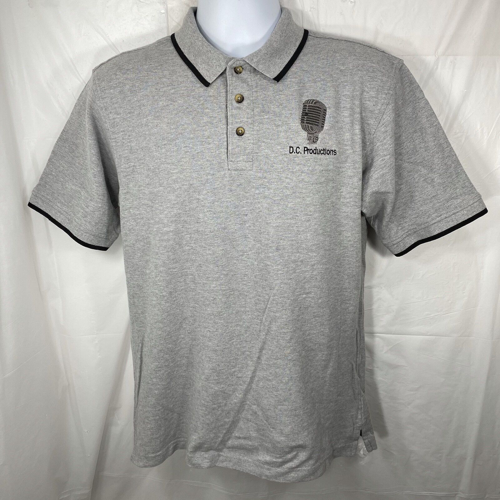 Other DC Productions Microphone Medium Short Sleeve Polo Shirt Size US M / EU 48-50 / 2 - 1 Thumbnail