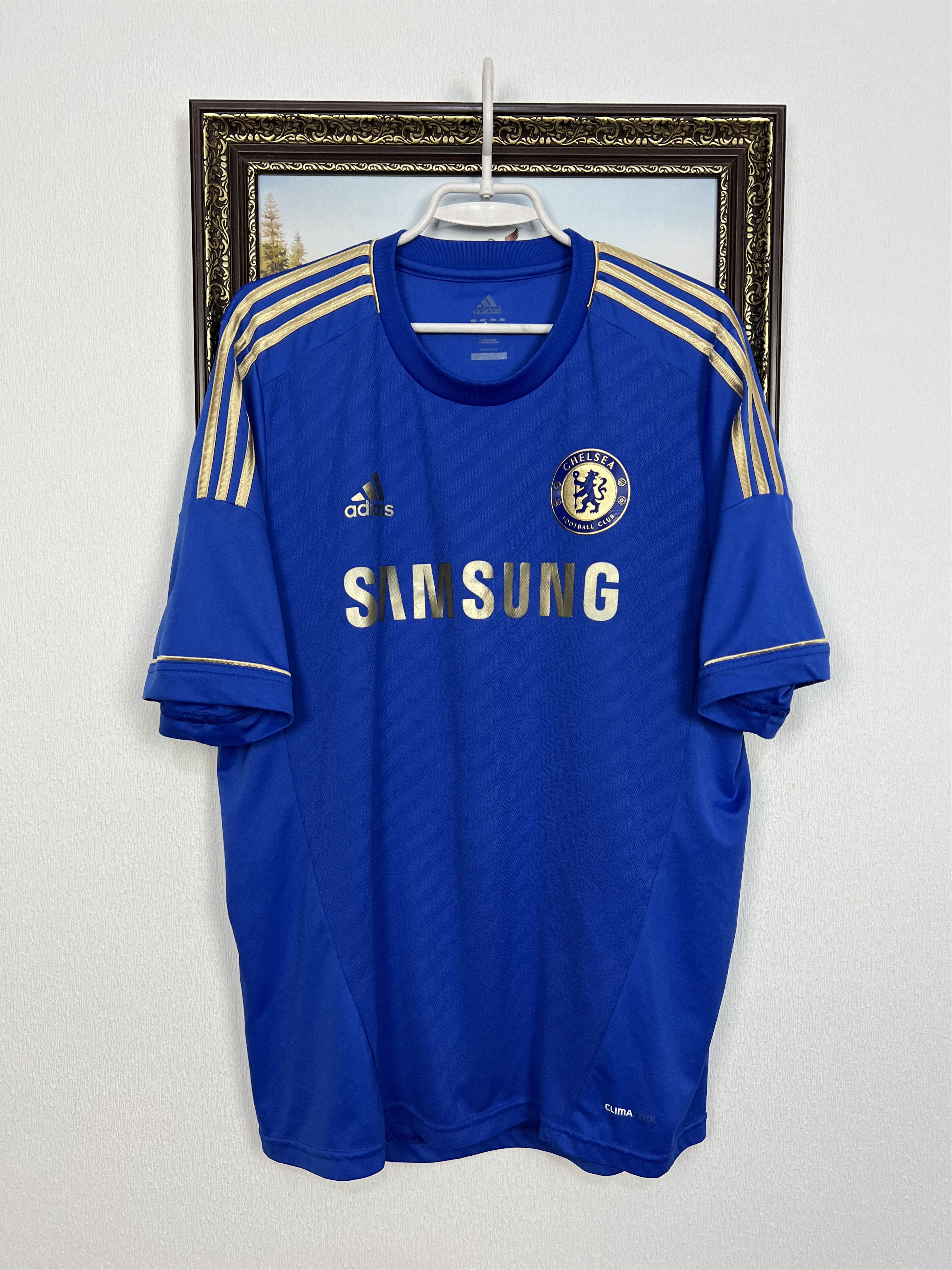 Adidas Chelsea Home football shirt 2012 #12 Champions Jersey Trikot Size US L / EU 52-54 / 3 - 1 Thumbnail