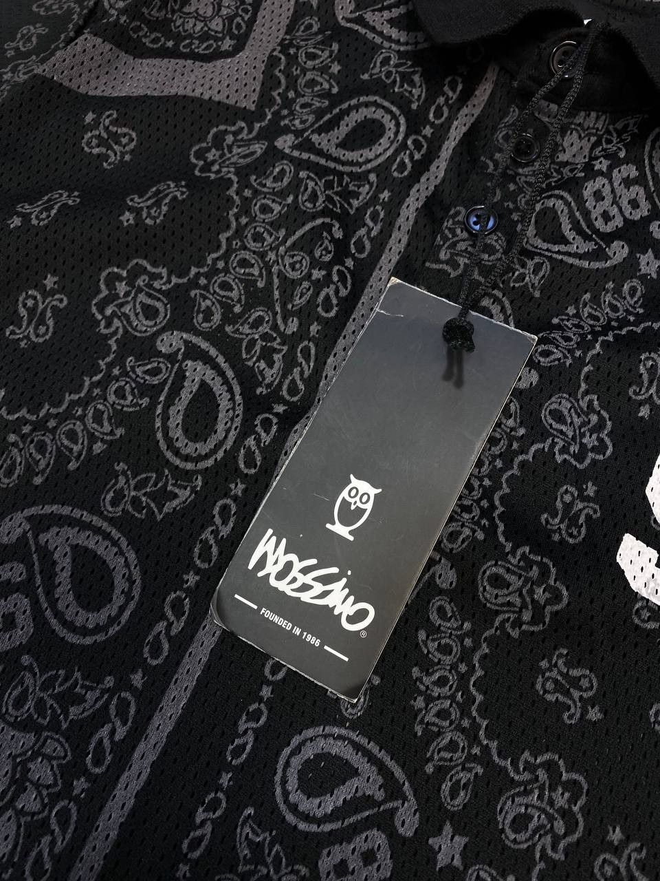 Mossimo Mossimo MSSO 86 Paisley AOP Polo Shirt Size US L / EU 52-54 / 3 - 10 Thumbnail