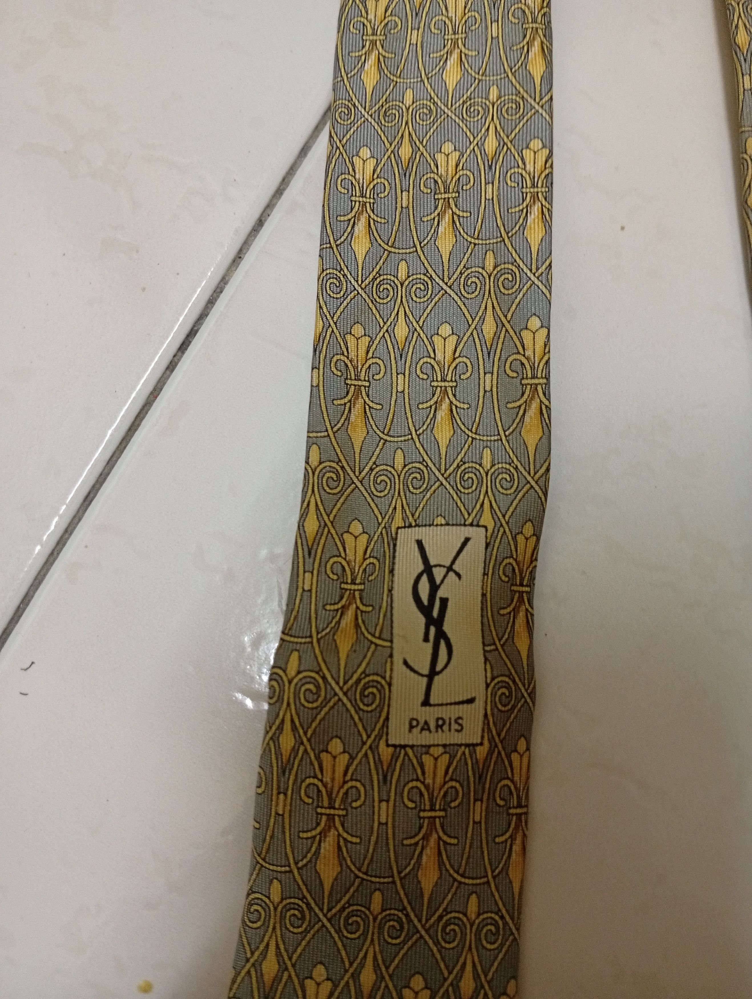Yves Saint Laurent Yves saint Laurent X desinger Tie Size ONE SIZE - 3 Thumbnail