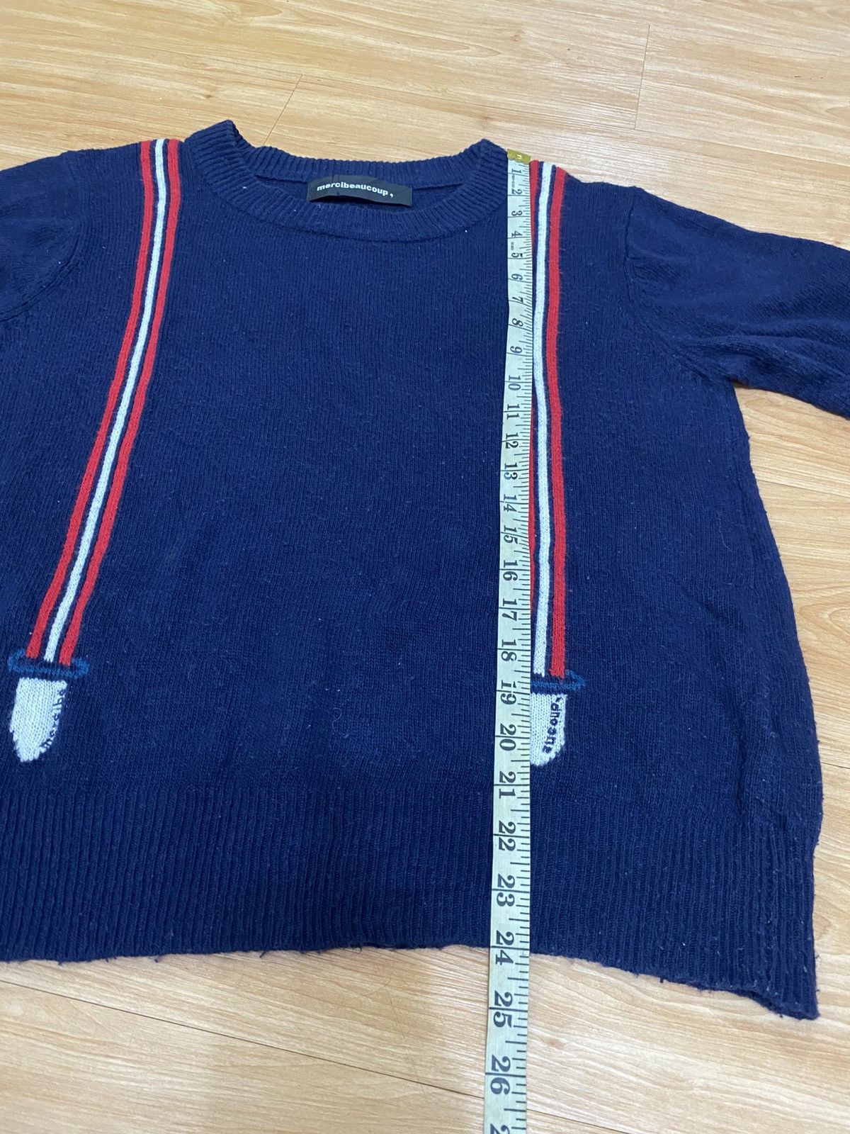 mercibeaucoup Mercibeaucoup issey miyake wool sweatshirt very rare Size US L / EU 52-54 / 3 - 8 Thumbnail