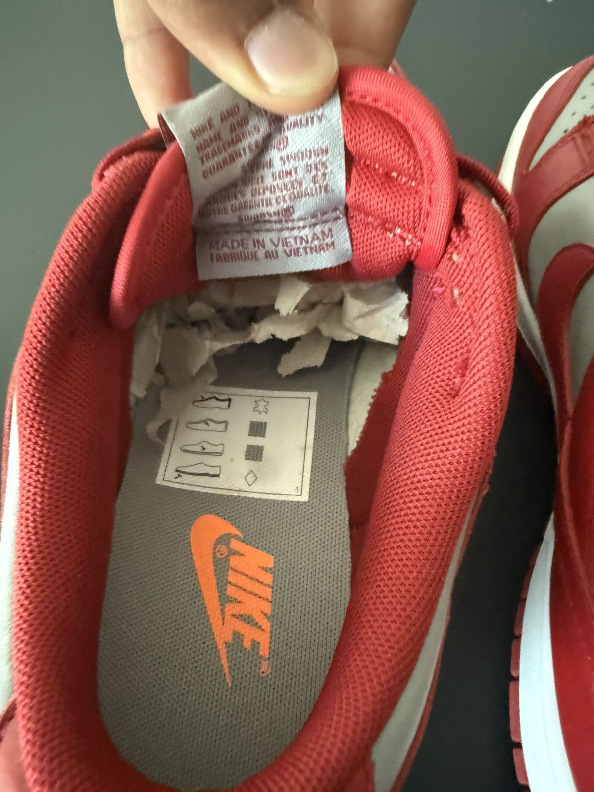 Nike Nike Dunk UNLV Size US 8.5 / EU 41-42 - 4 Thumbnail