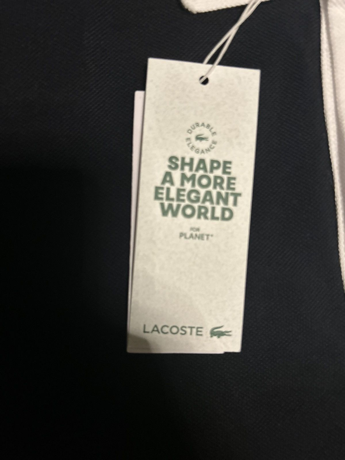 Lacoste Lacoste Polo Shirt - Men’s Size L - Black//White Collar Size US L / EU 52-54 / 3 - 5 Thumbnail
