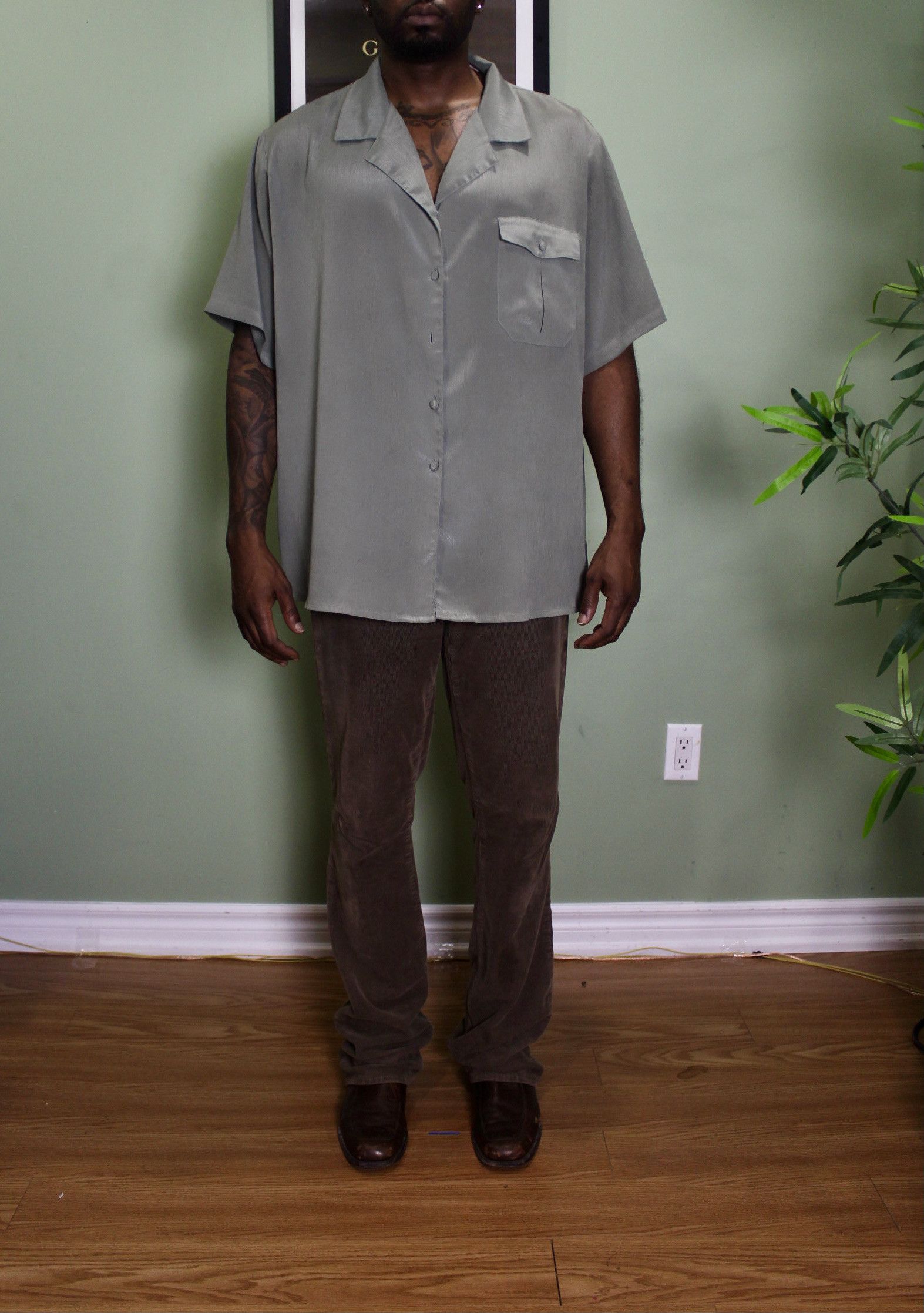 Gap Vintage 1990s Gap Corduroy Boot Cut Pants Size US 34 / EU 50 - 1 Thumbnail