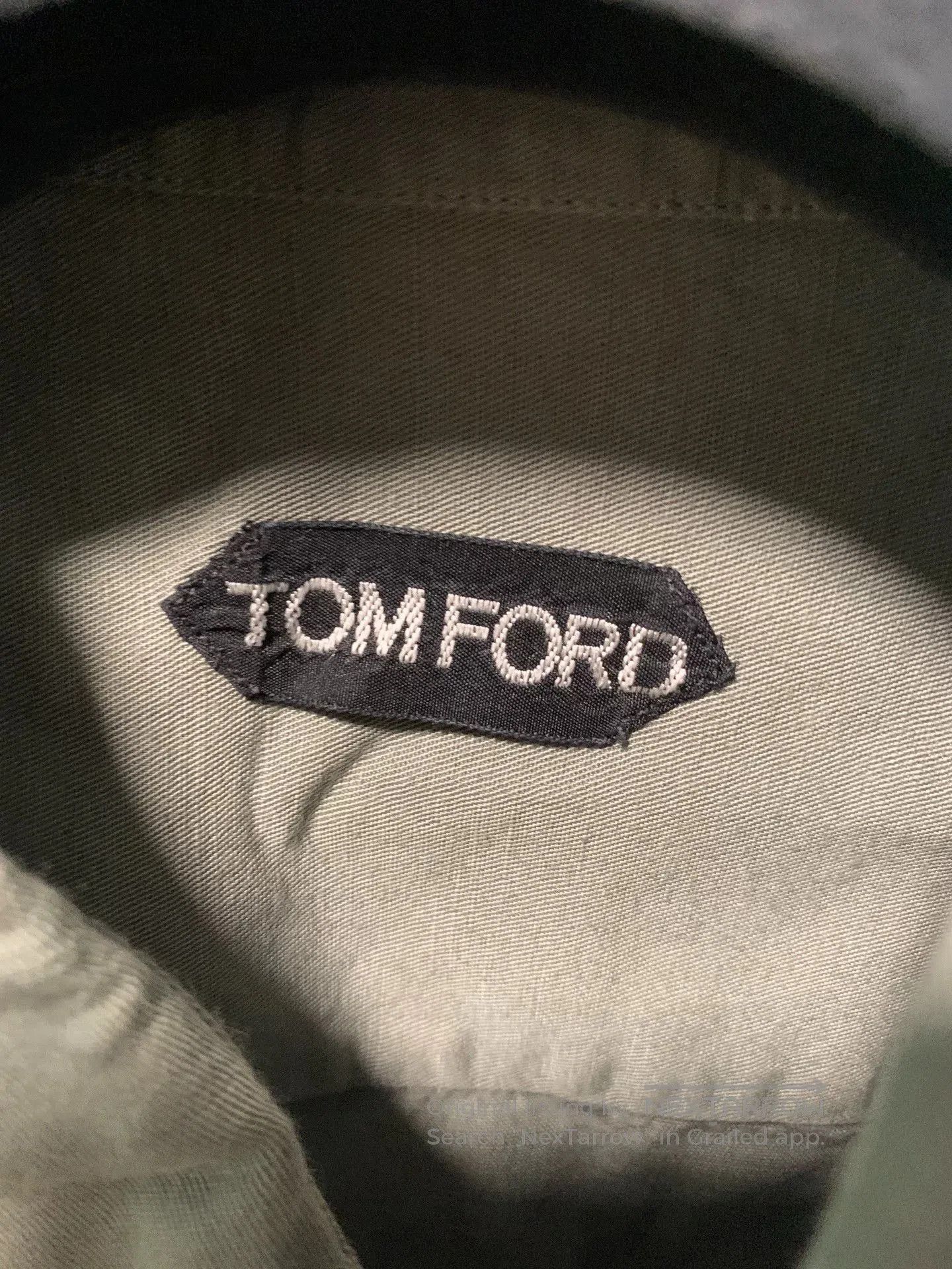 Tom Ford tom ford military style classic shirt size 39. Size US L / EU 52-54 / 3 - 4 Thumbnail