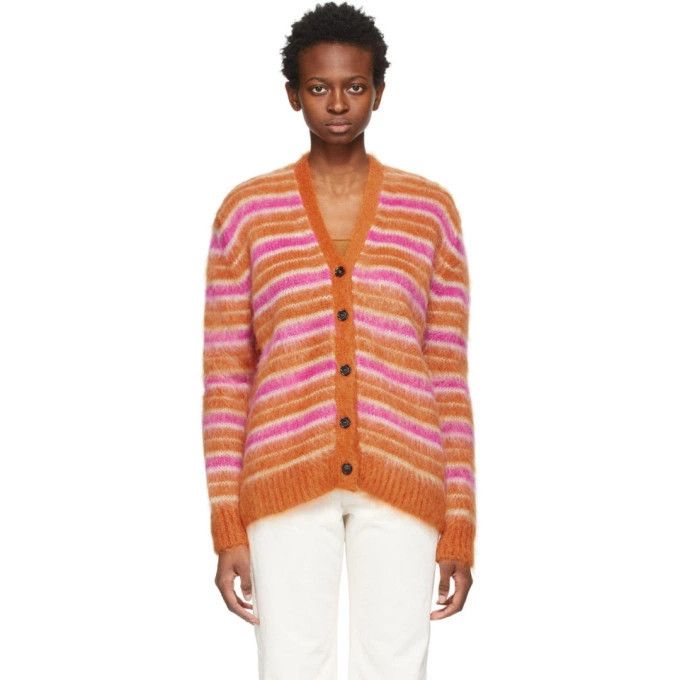 Marni o1y1125 V-neck Cardigan in Multicolor Size M / US 6-8 / IT 42-44 - 1 Thumbnail