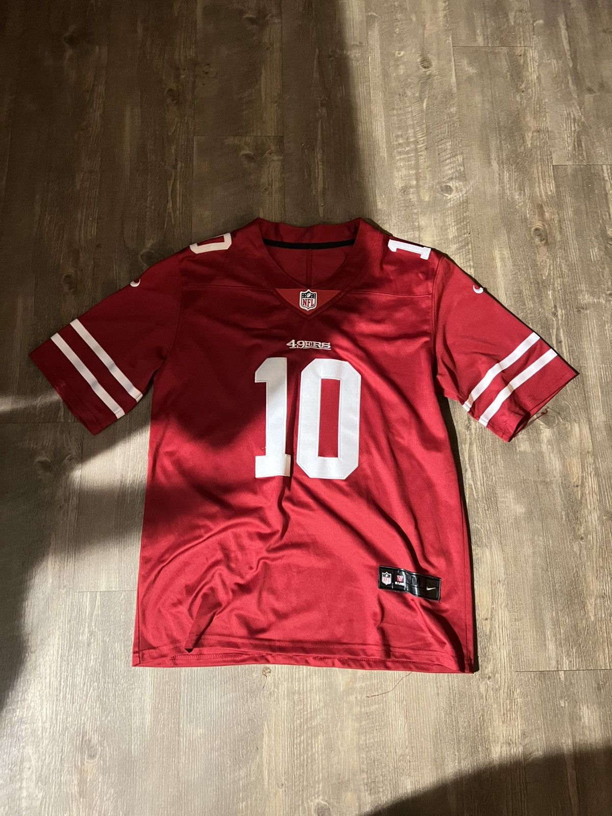 Nike Nike Men's #10 Jimmy Garoppolo San Francisco 49ers Jersey Size US M / EU 48-50 / 2 - 1 Thumbnail