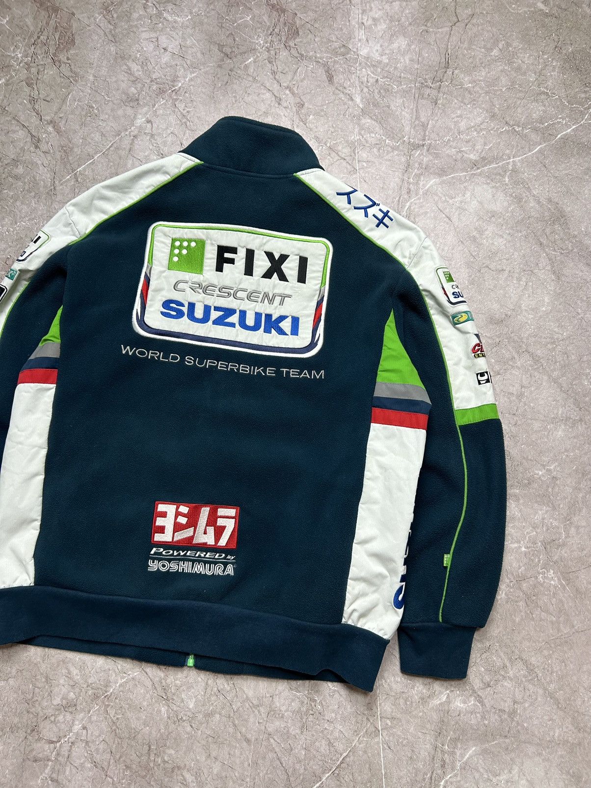 Vintage Vintage Racing Fleeced Jacket Suzuki Size US S / EU 44-46 / 1 - 3 Thumbnail