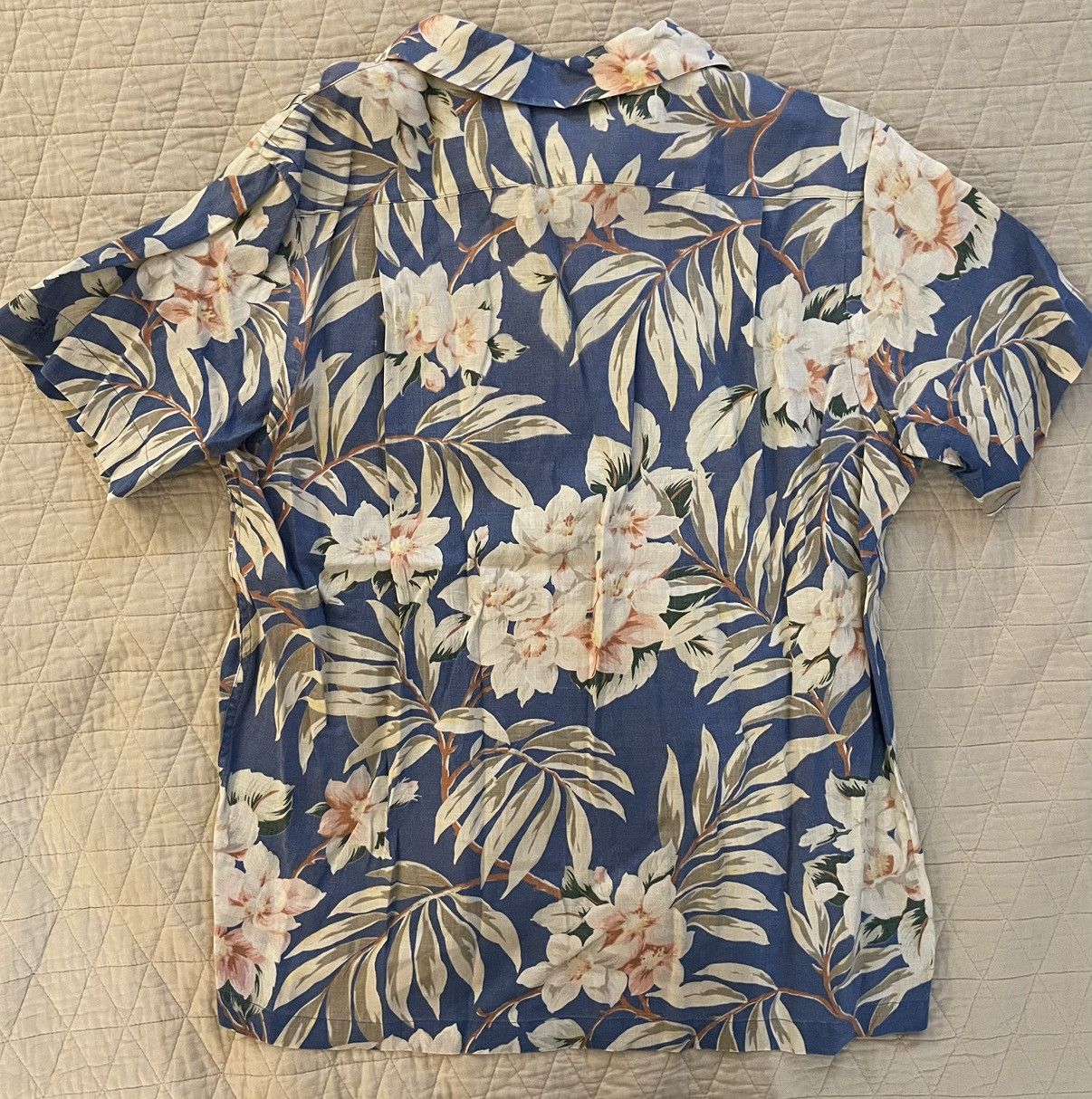 Polo Ralph Lauren × Vintage Floral Print Linen Camp Shirt Size US XL / EU 56 / 4 - 5 Thumbnail