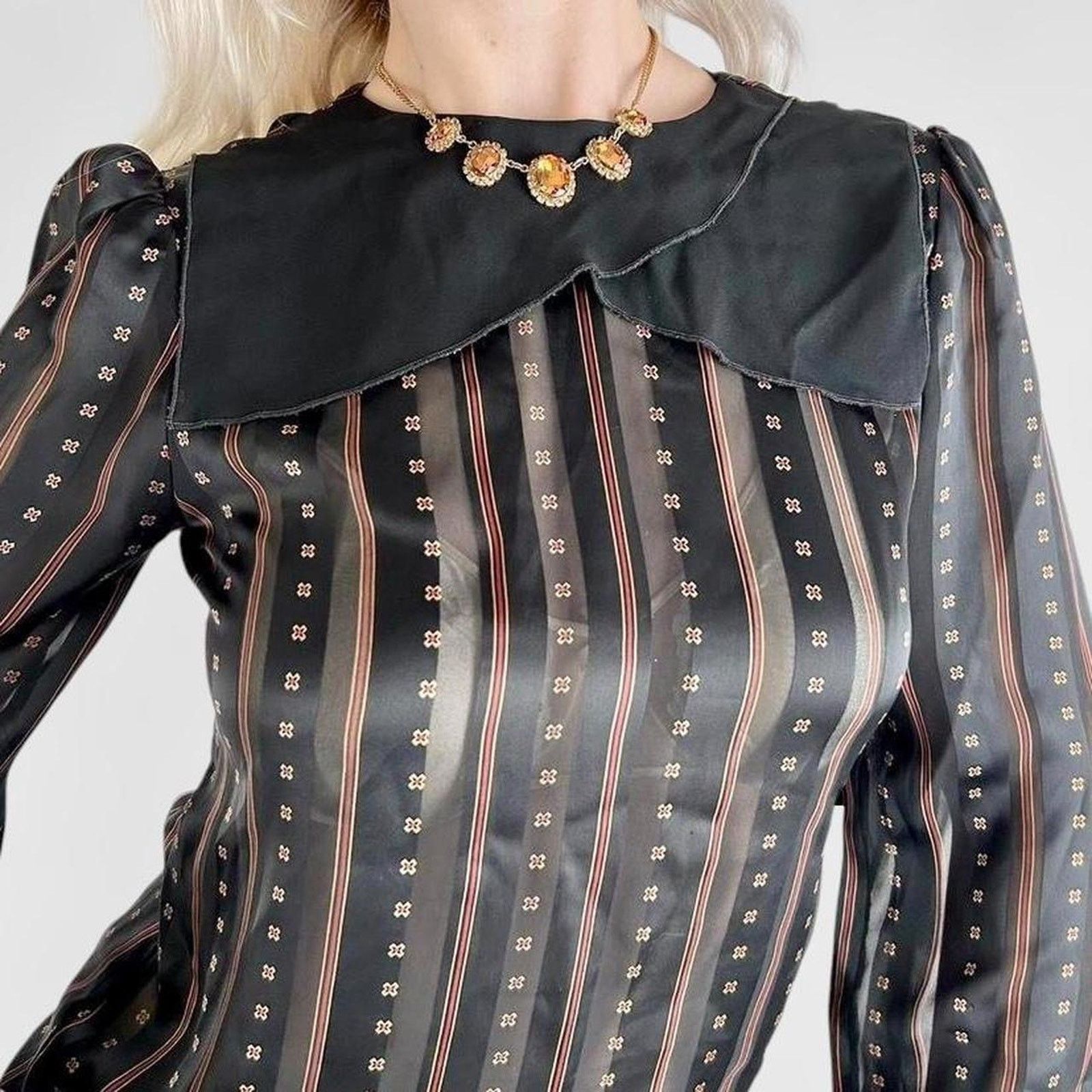 Other 80s twee whimsygoth sheer top Size M / US 6-8 / IT 42-44 - 2 Thumbnail