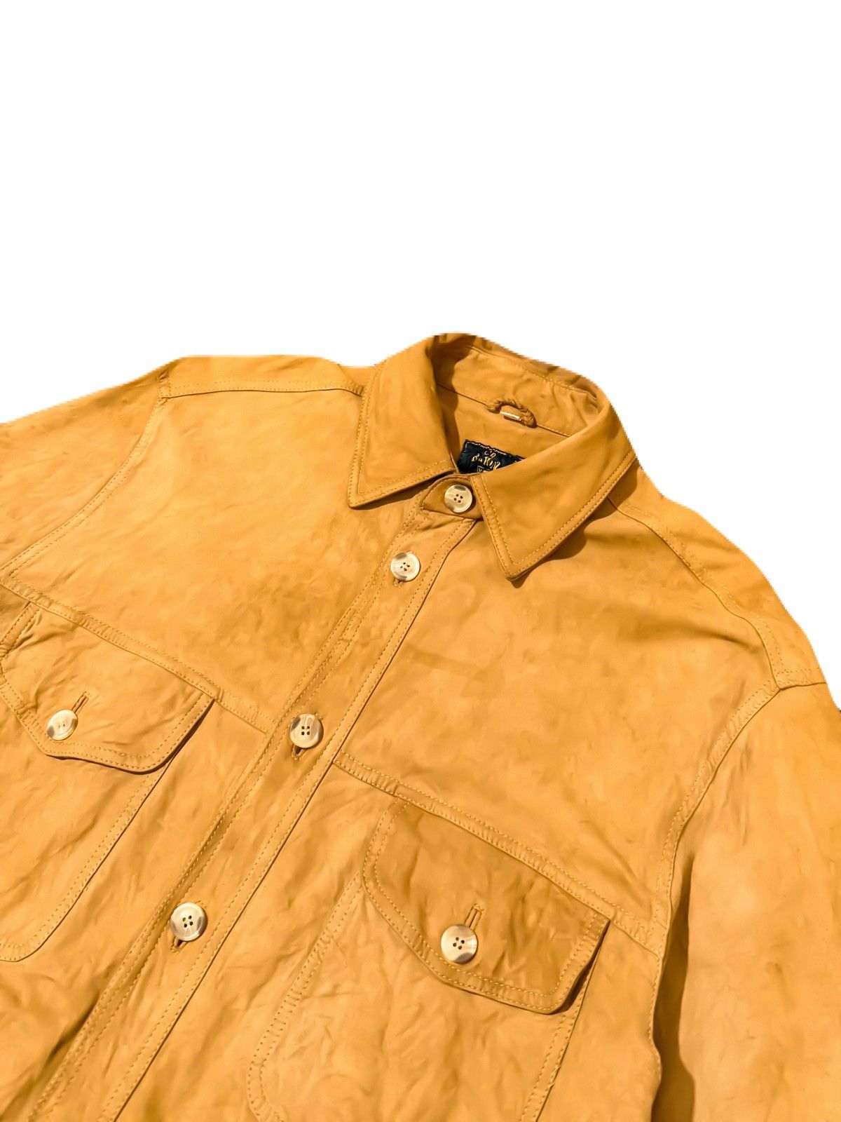 Genuine Leather 2000’s GB Baroni shirt suede leather Size US XL / EU 56 / 4 - 3 Thumbnail