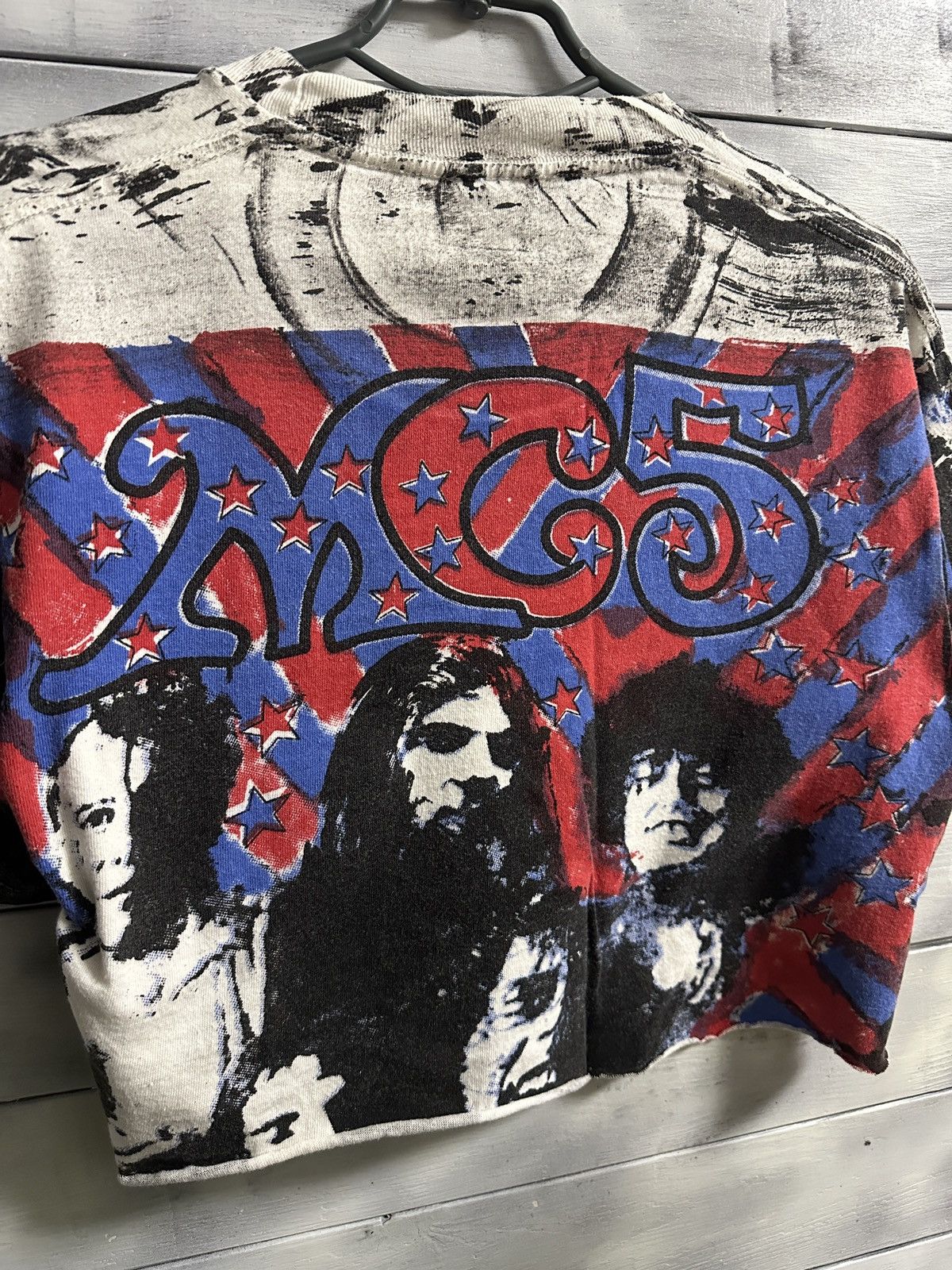 Band Tees Very Rare Vintage T-shirt M65 Rock 90’s Crop Top Custom Size ONE SIZE - 6 Thumbnail