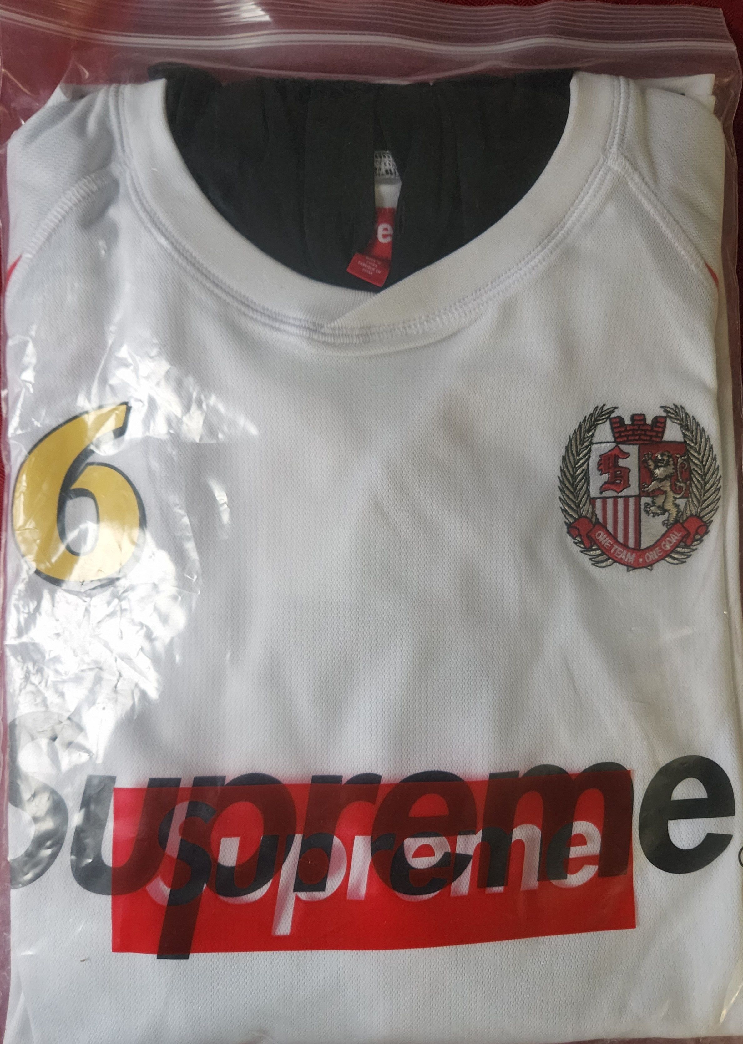 Supreme Hooded Soccer Jersey (FW23) - $118