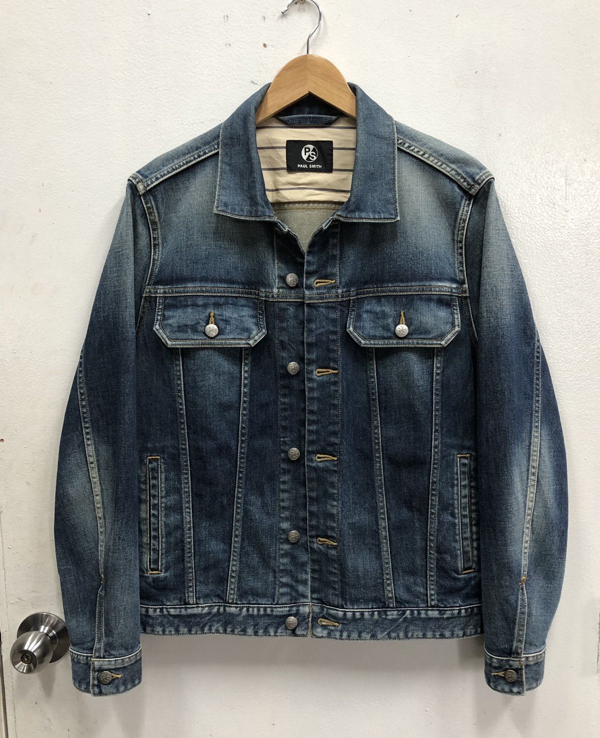 Paul Smith Paul Smith P/S Men’s Denim Jeans Jacket Size US L / EU 52-54 / 3 - 6 Thumbnail