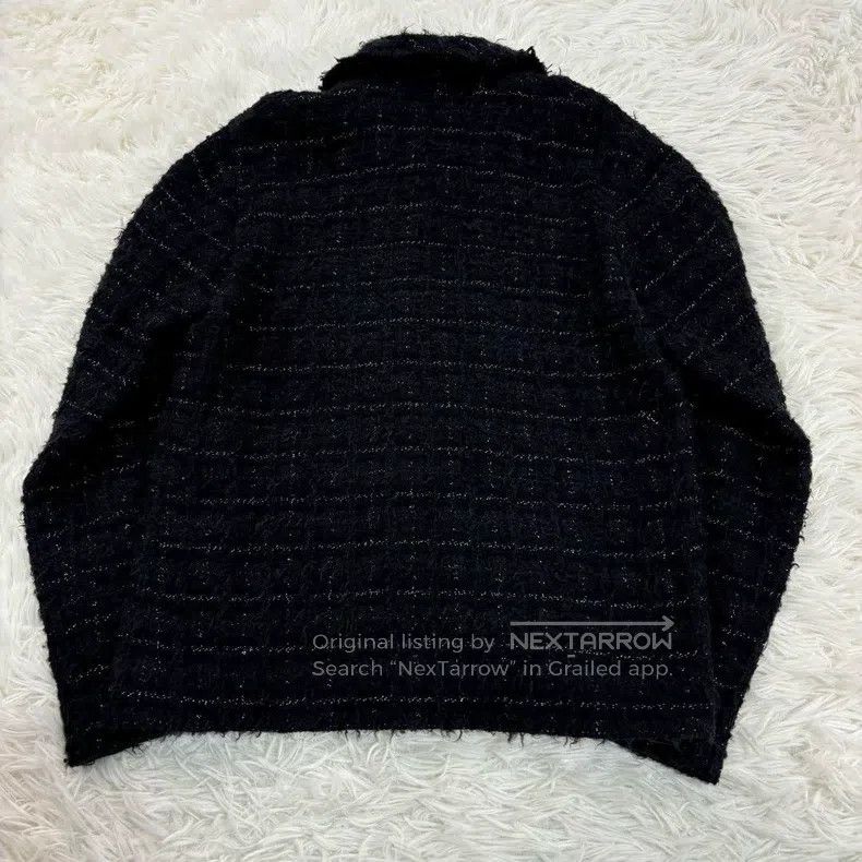 Comme des Garcons Comme Des Garcons Black Tweed Jacket Size S / US 4 / IT 40 - 7 Thumbnail