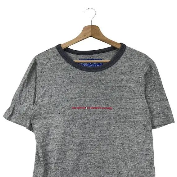Diet Butcher Slim Skin Vtg DIET BUTCHER MATERIALISM Slim Skin Tee Shirt Gray Size US S / EU 44-46 / 1 - 3 Thumbnail