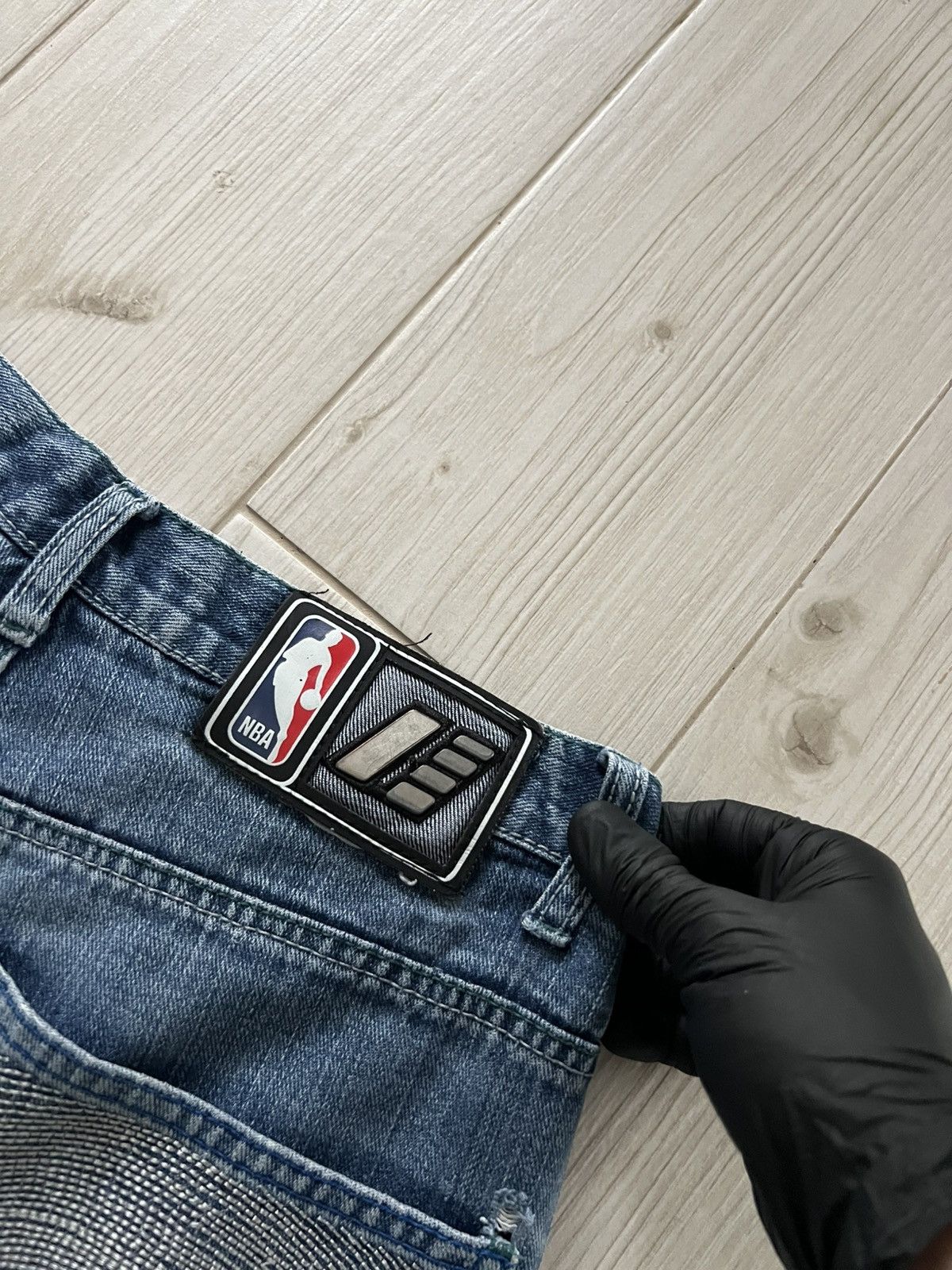 NBA Vintage Boston Celtics Baggy Denim Jeans NBA Pants Size US 30 / EU 46 - 9 Thumbnail