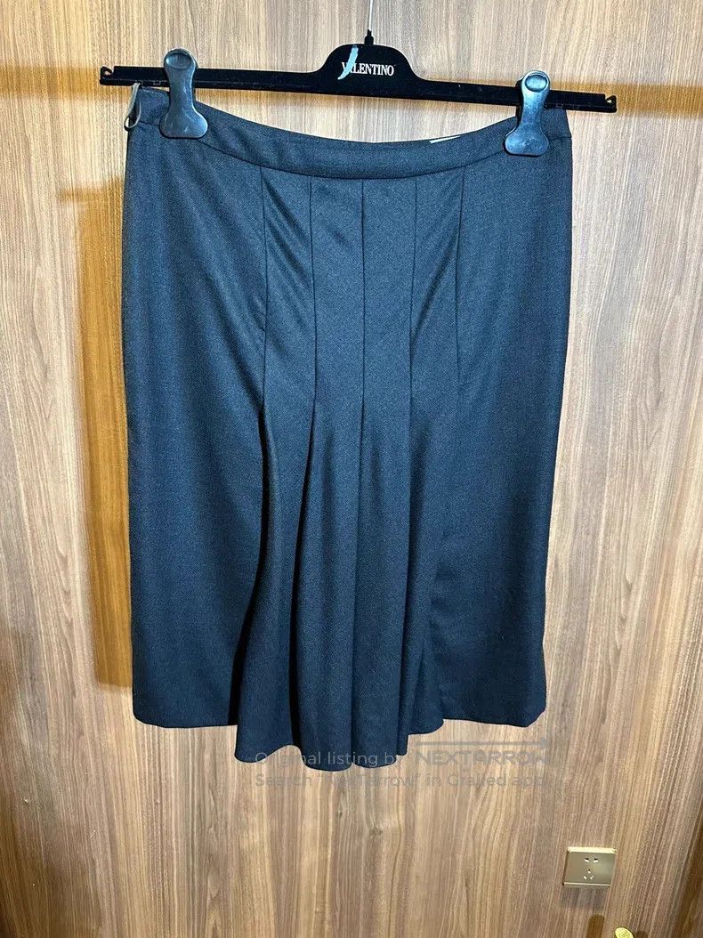 Hermes Hermes Cashmere Skirt Size 26" / US 2 / IT 38 - 1 Thumbnail