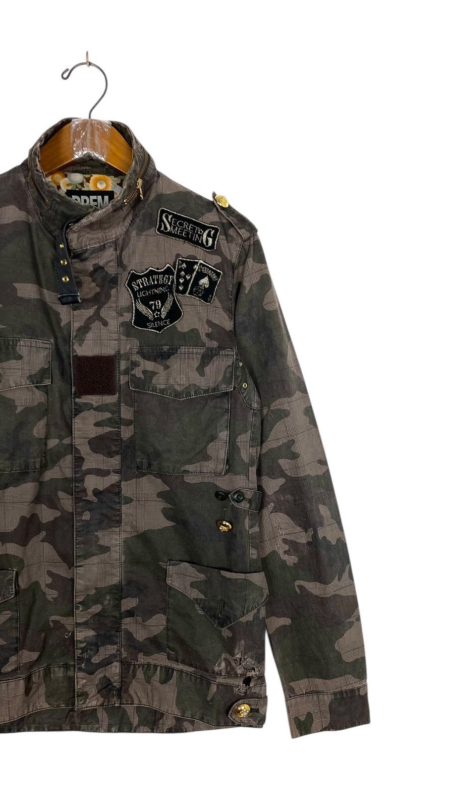 PPFM Rare‼️ Ppfm Military Camouflage Jacket Size US S / EU 44-46 / 1 - 3 Thumbnail