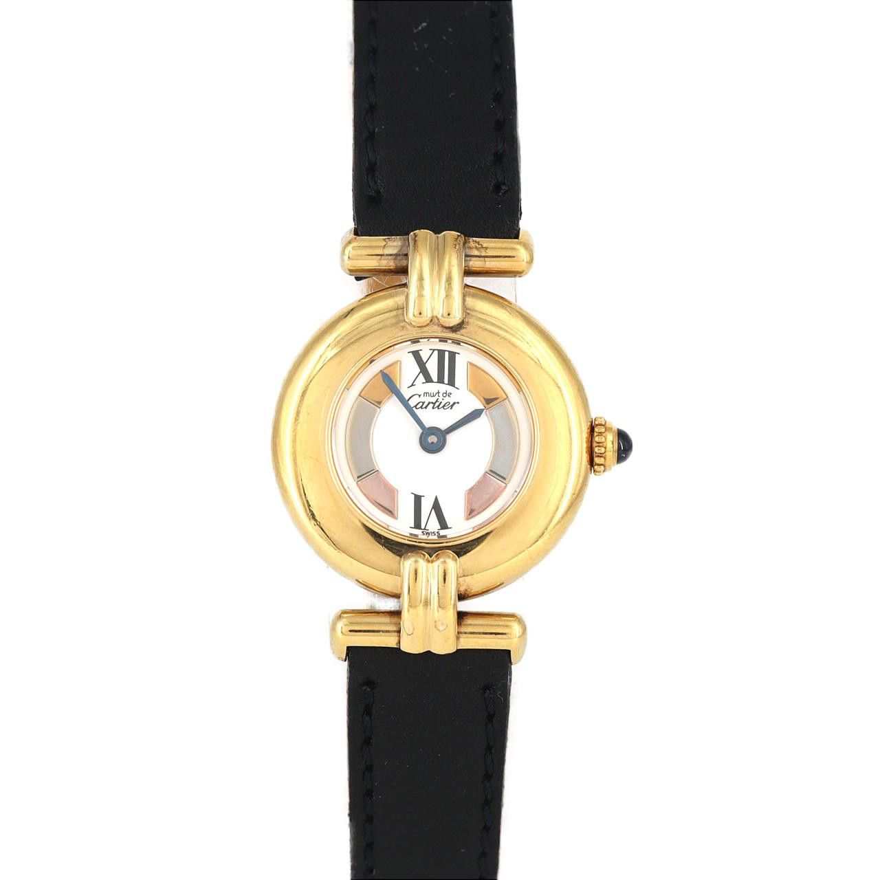 Cartier Cartier Cartier Must de Collier GP Quartz Metal Quartz W1006654 DUTY FREE for USA Size ONE SIZE - 1 Thumbnail