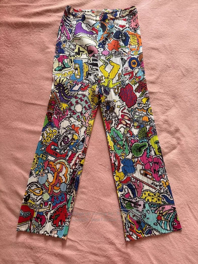 Issey Miyake Issey Miyake size:3 Graffiti pants Size 31" - 1 Thumbnail