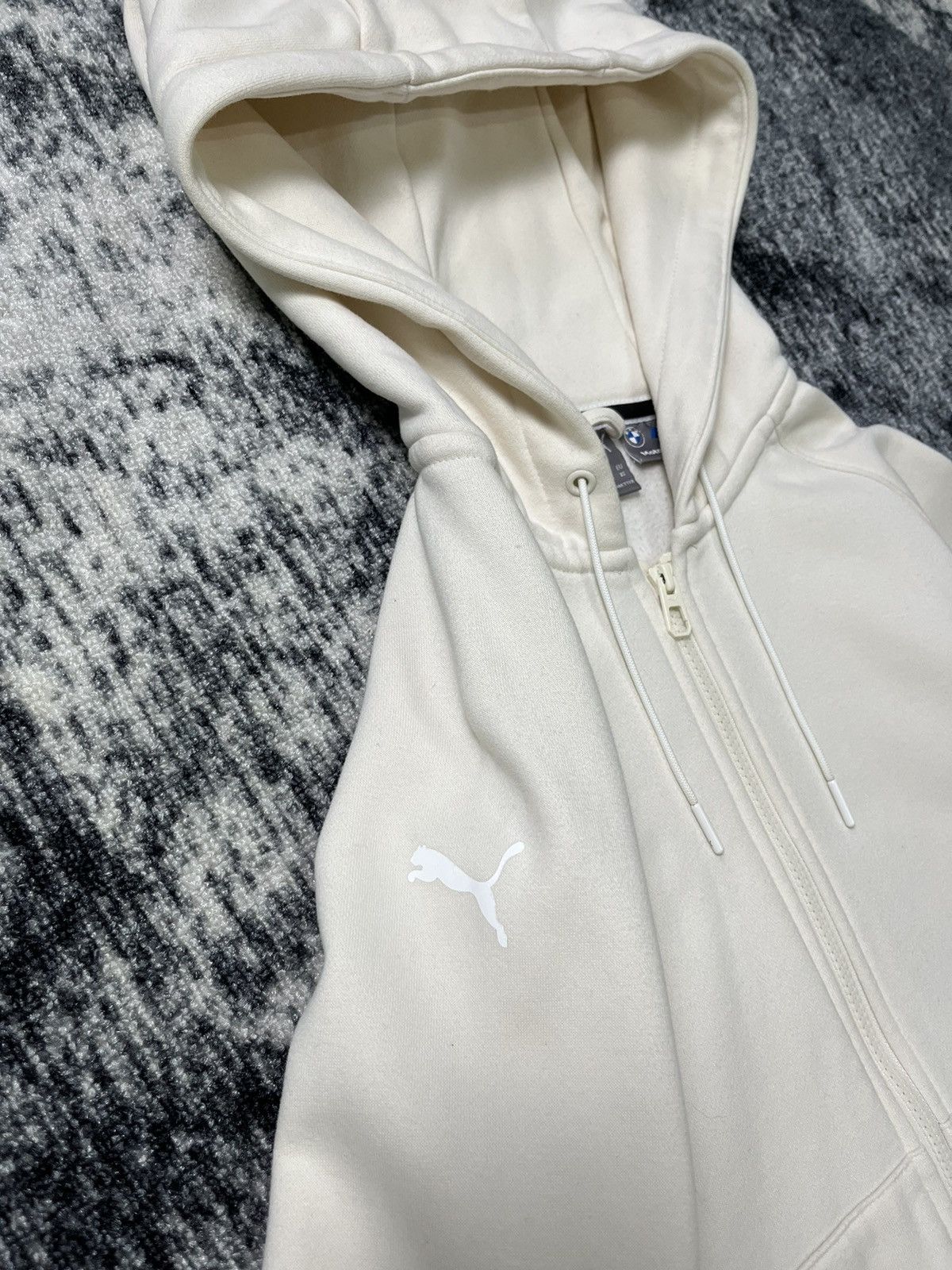BMW × Puma Vintage Puma BMW M MOTORSPORT HOODED SWEAT JACKET WOMEN Size XS / US 0-2 / IT 36-38 - 4 Thumbnail