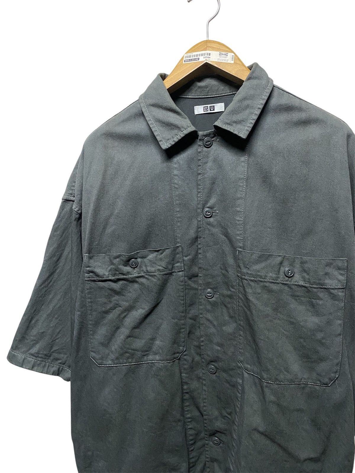 Lemaire × Uniqlo Uniqlo U Lemaire Oversized Work Shirt Size US L / EU 52-54 / 3 - 2 Thumbnail