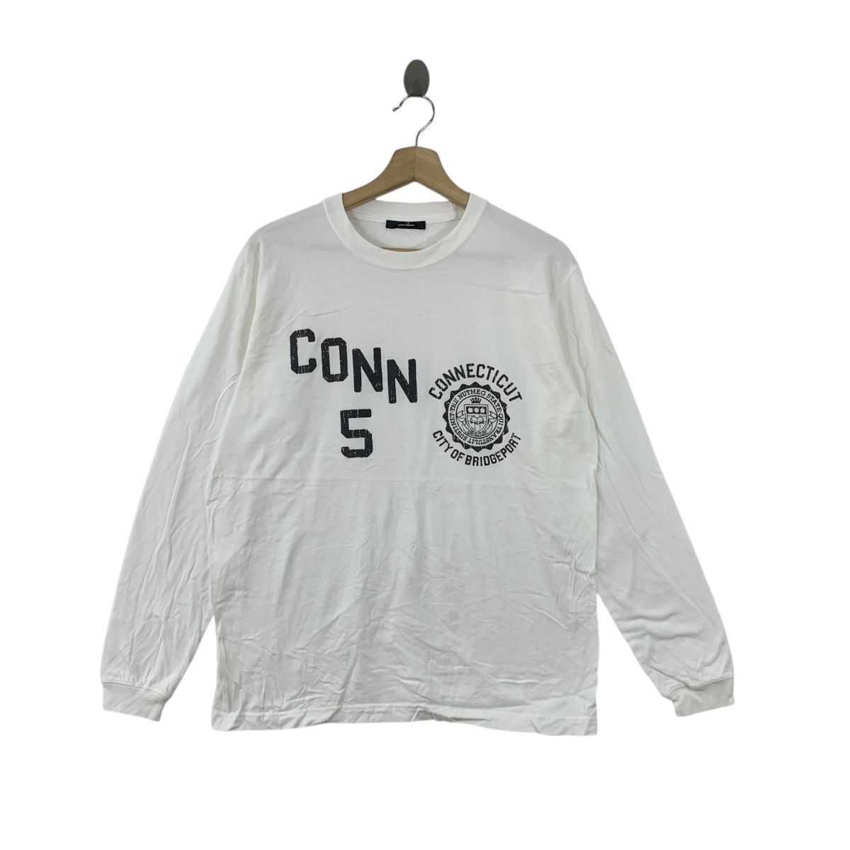 Journal Standard JOURNAL STANDARD JAPAN Connecticut University Tee Shirt Top Size M / US 6-8 / IT 42-44 - 1 Thumbnail