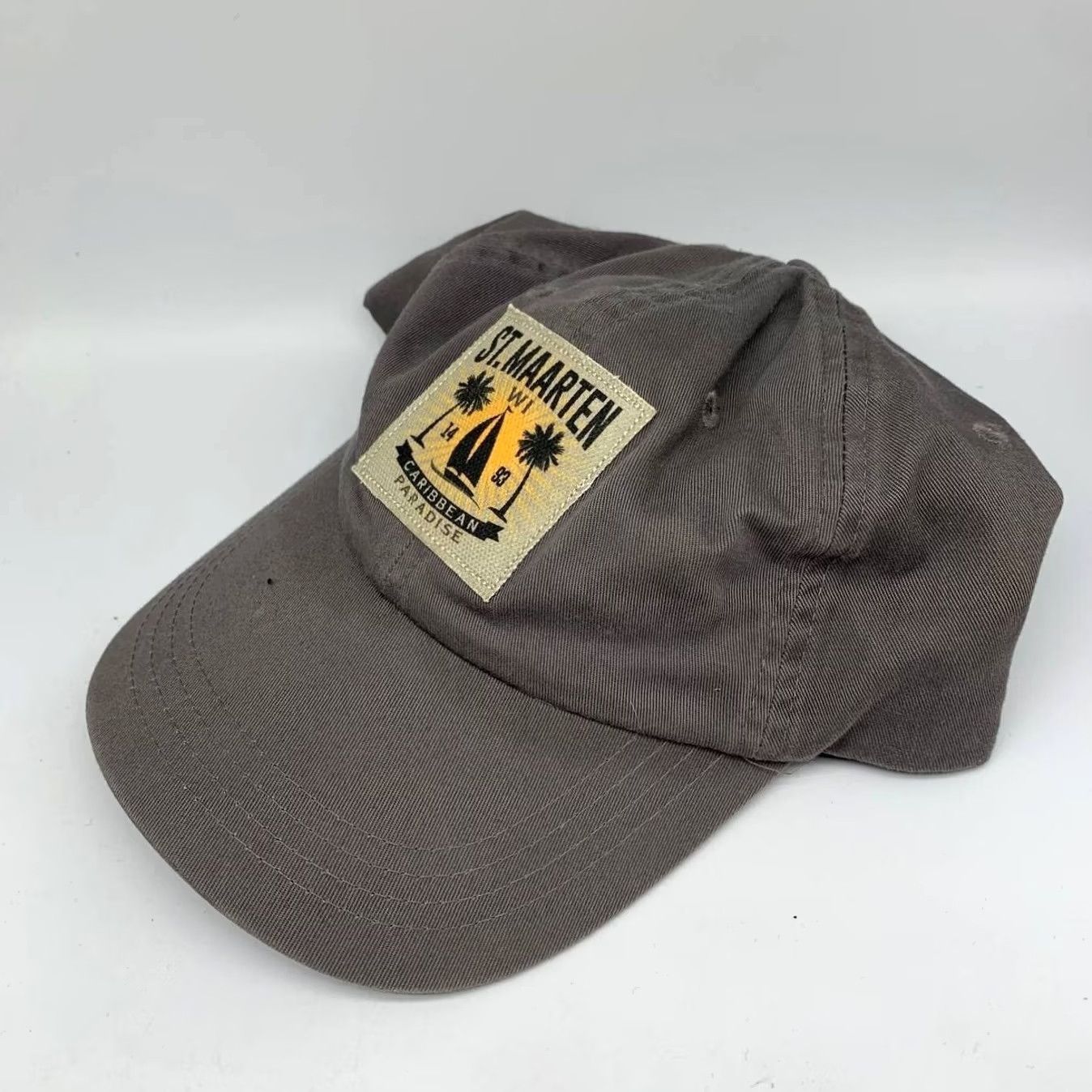 Vintage Ahead Baseball Cap - St. Maarten Paradise Hat Strapback Men Size ONE SIZE - 2 Thumbnail