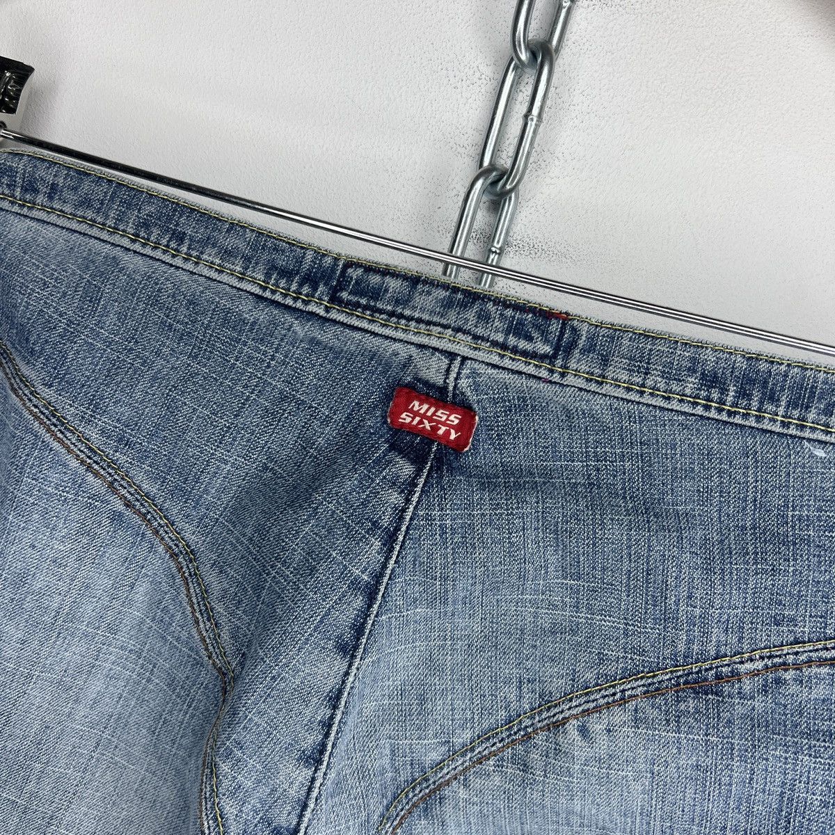 Miss Sixty VTG y2k Miss Sixty Wide Leg Denim Baggy Archive Low Rise Size 30" / US 8 / IT 44 - 9 Thumbnail