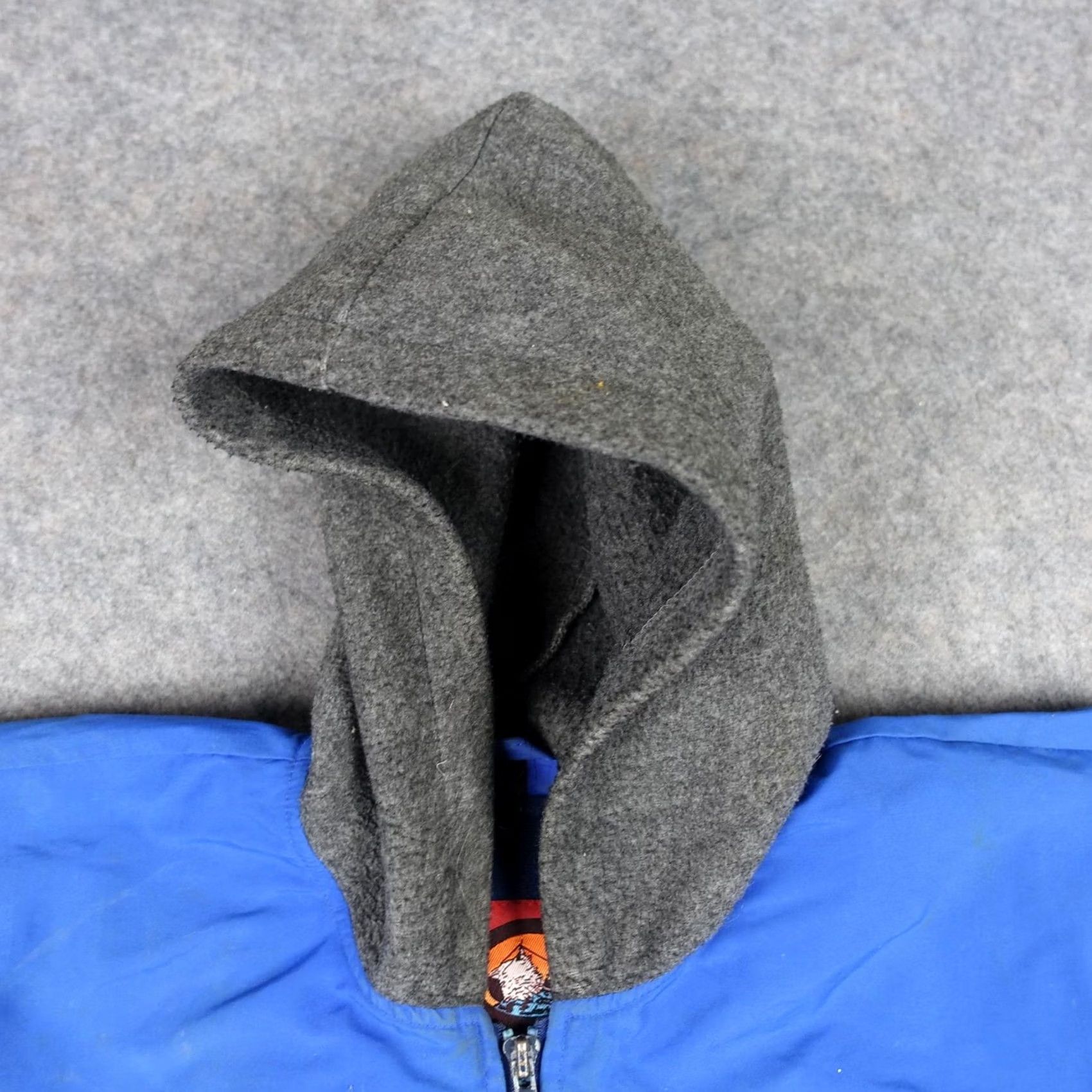 Vintage Stormy Seas Jacket Mens 2XL Blue Hooded Bomber Fleece Lined Workwear USAZippered Front Pocket, Casual, Outdoor Mens 2XL Blue Jacket Size US XXL / EU 58 / 5 - 2 Thumbnail