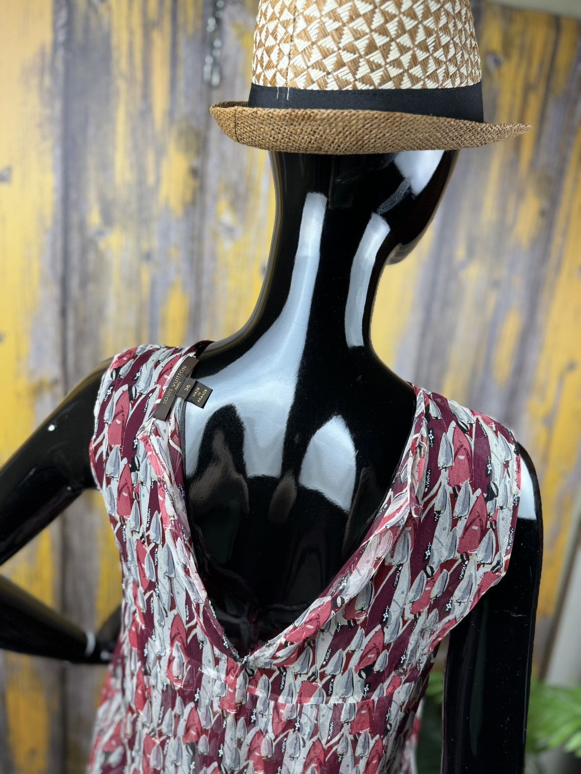 Louis Vuitton Louis Vuitton Silk Sleeveless Blouse Multicolour Size 36 FR Size XS / US 0-2 / IT 36-38 - 13 Thumbnail
