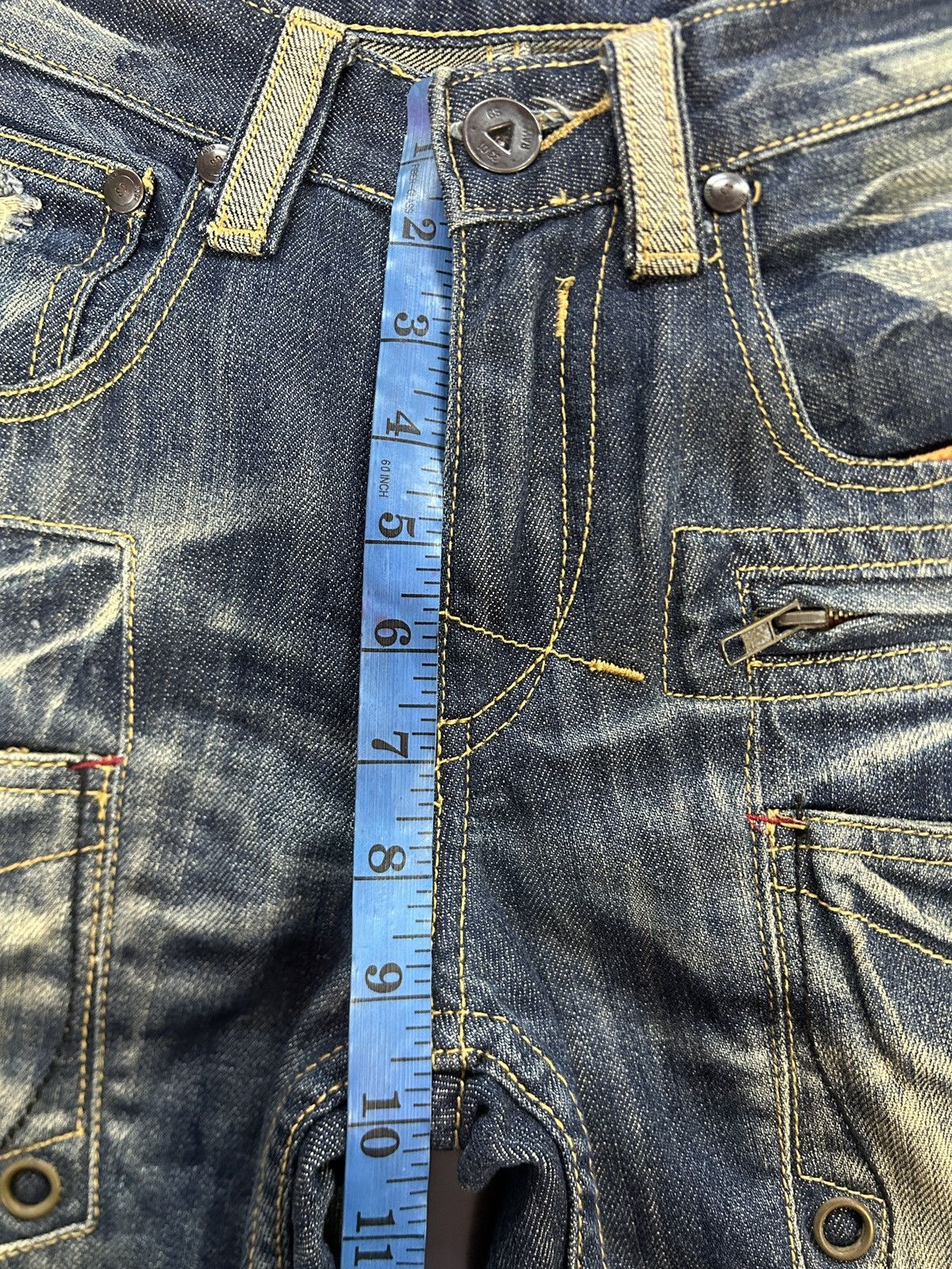 G-Star × Vintage Vintage Gstar Raw Crazy Fade Rusty y2k Jeans Size US 27 - 19 Thumbnail