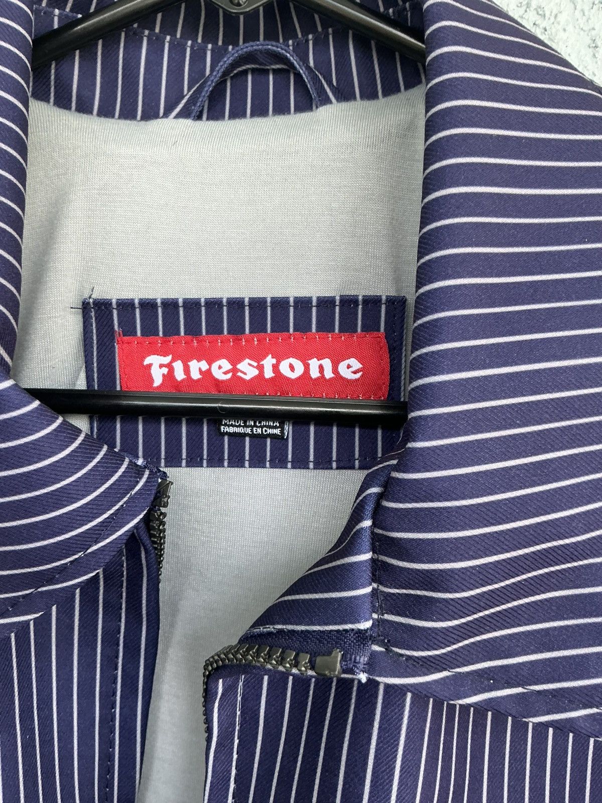 Other Firestone Striped Logo Jacket LG Size US L / EU 52-54 / 3 - 2 Thumbnail