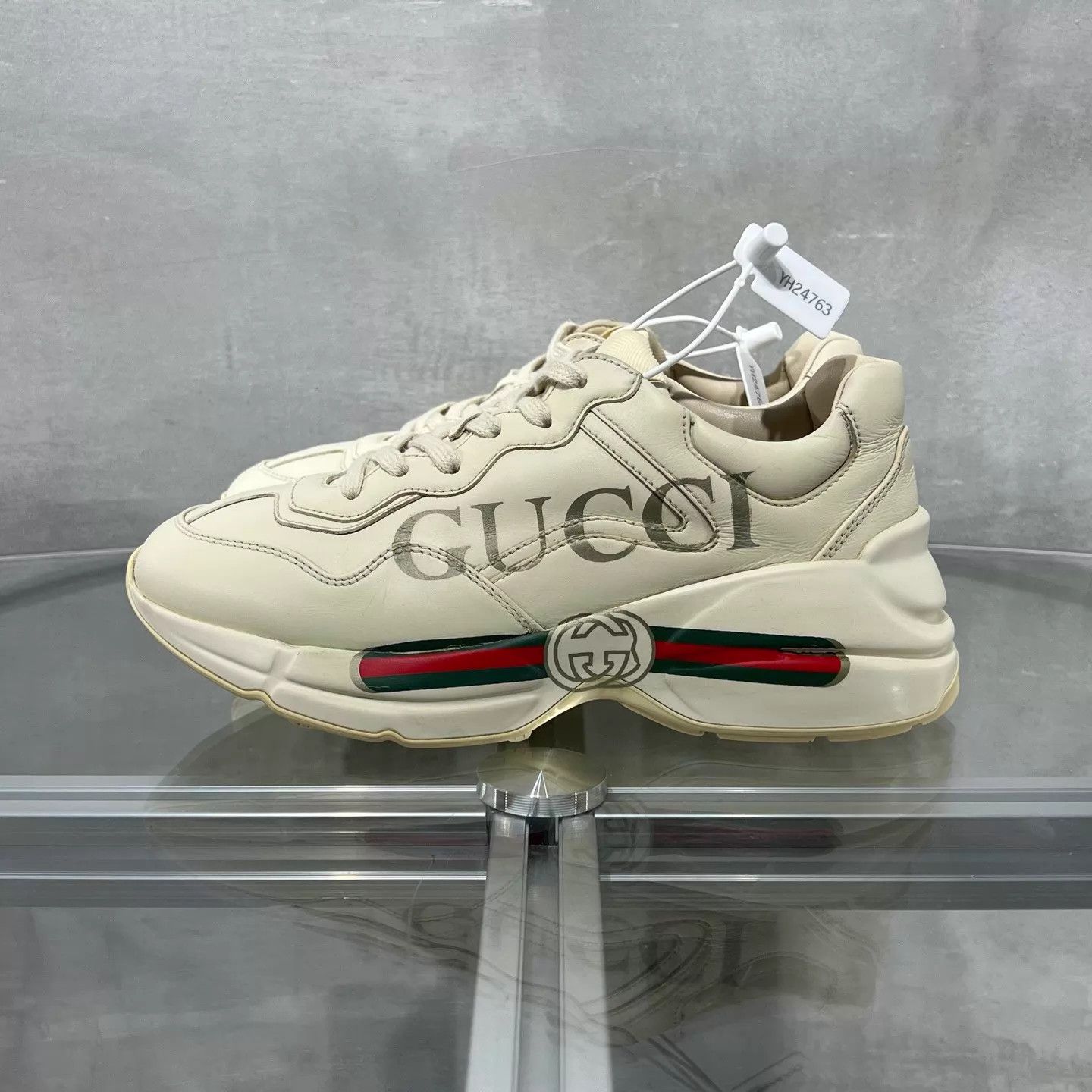 Gucci Gucci Rhyton Ivory Dad Shoe EUR 37.5 Size US 7 / IT 37 - 3 Thumbnail