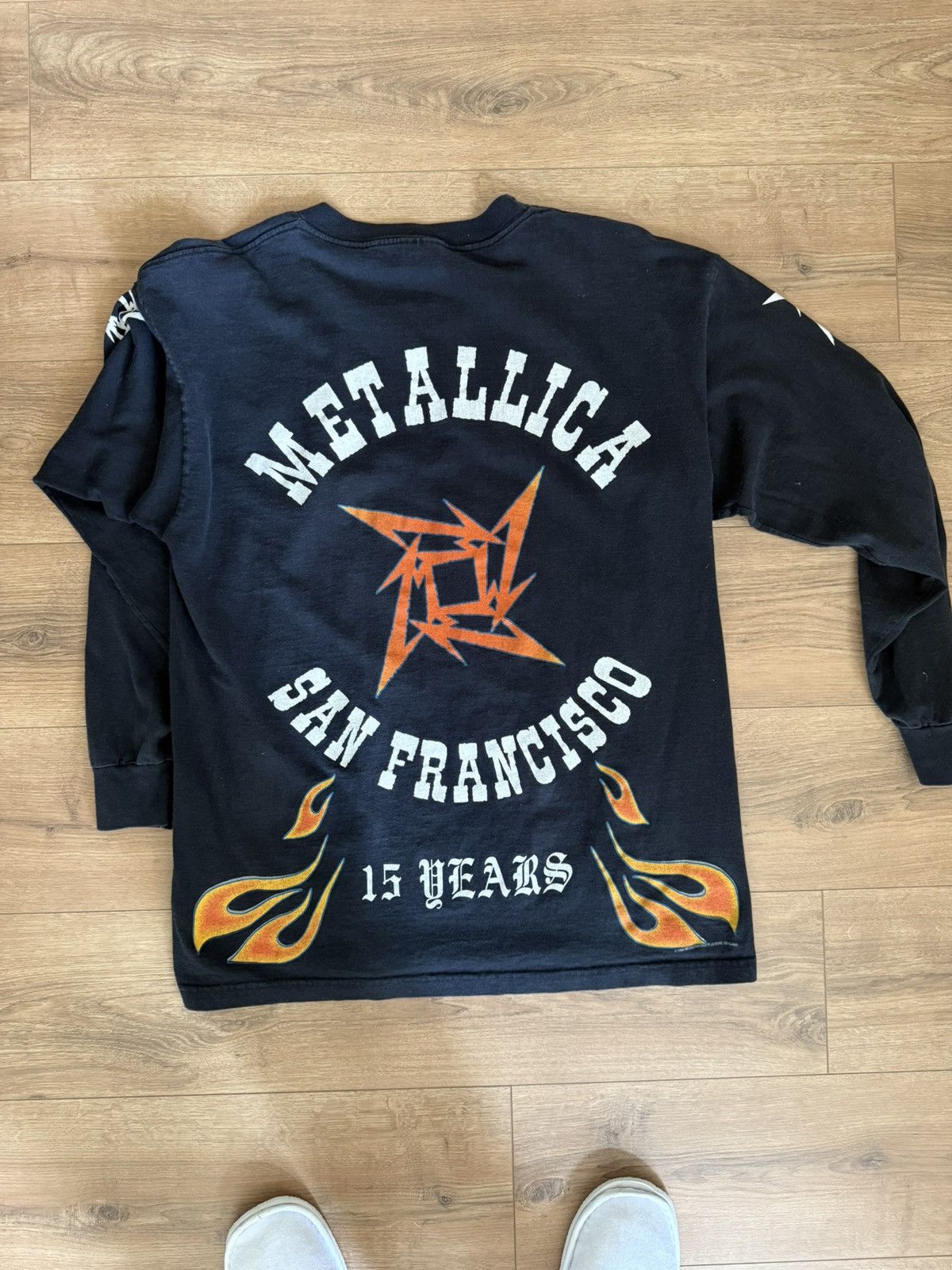 Vintage Vintage Metallica 15 year anniversary long sleeve Size US XL / EU 56 / 4 - 5 Thumbnail