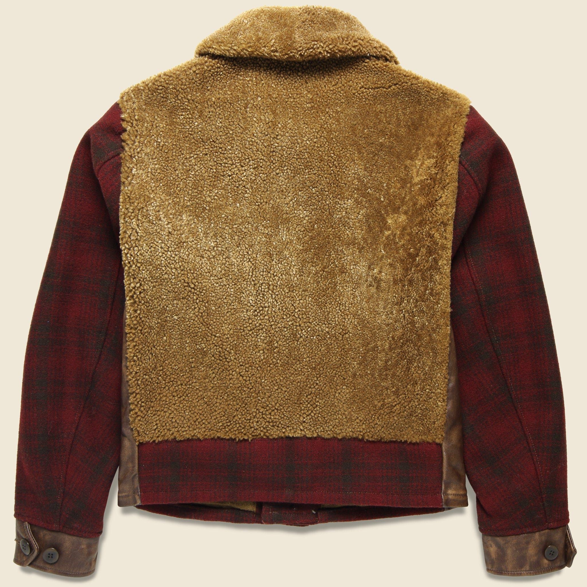 RRL Ralph Lauren RRL Talaton Plaid Wool Grizzly Jacket Red/Black/Multi Size US L / EU 52-54 / 3 - 2 Thumbnail