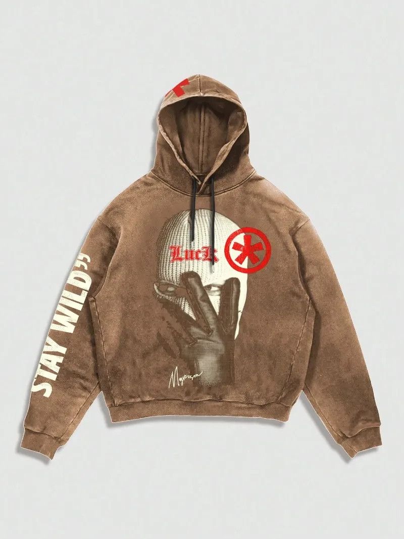 Japanese Brand Y2K Oversizes Portrait Printed Hoodie Size US S / EU 44-46 / 1 - 1 Thumbnail
