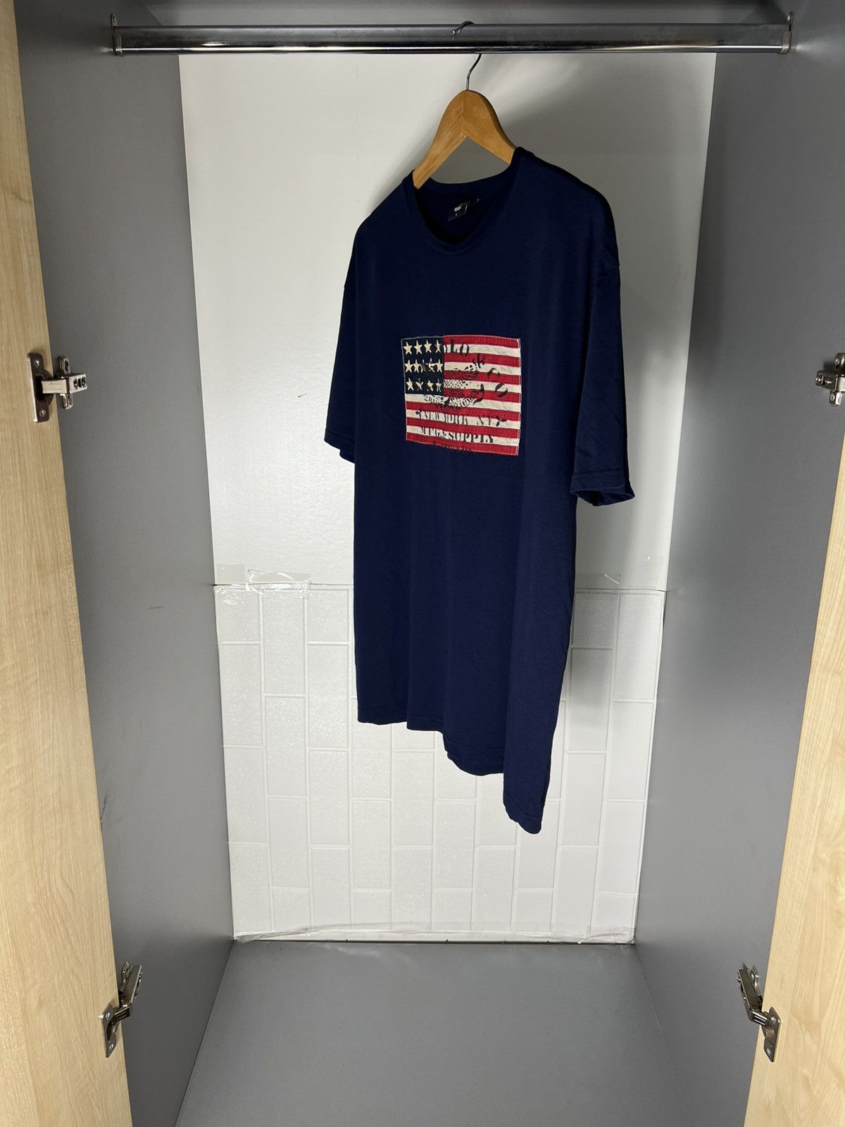 Polo Ralph Lauren VINTAGE POLO RALPH LAUREN USA FLAG CASUAL T-SHIRT Y2K 90s Size US L / EU 52-54 / 3 - 2 Thumbnail