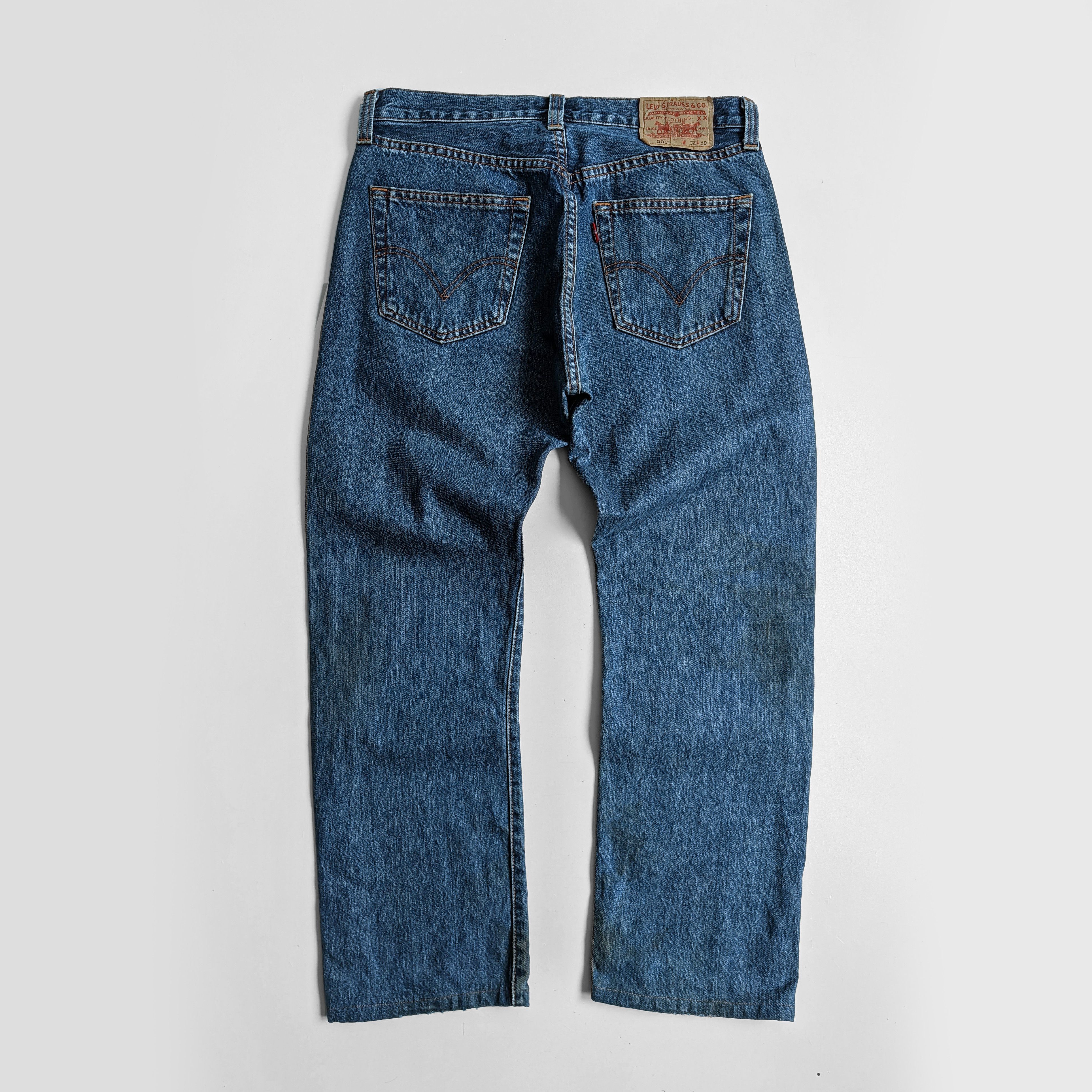 Levi's Vintage levis 501 jeans 90s denim blue Size US 30 / EU 46 - 1 Thumbnail