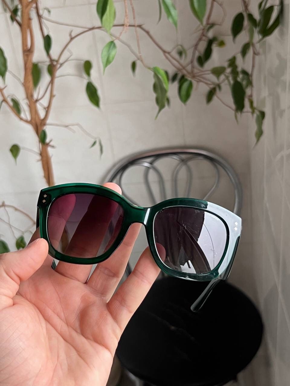 Polaroid × Vintage Vintage Polaroid Sunglasses Green Square Frame Eyewear Hype Size ONE SIZE - 9 Thumbnail