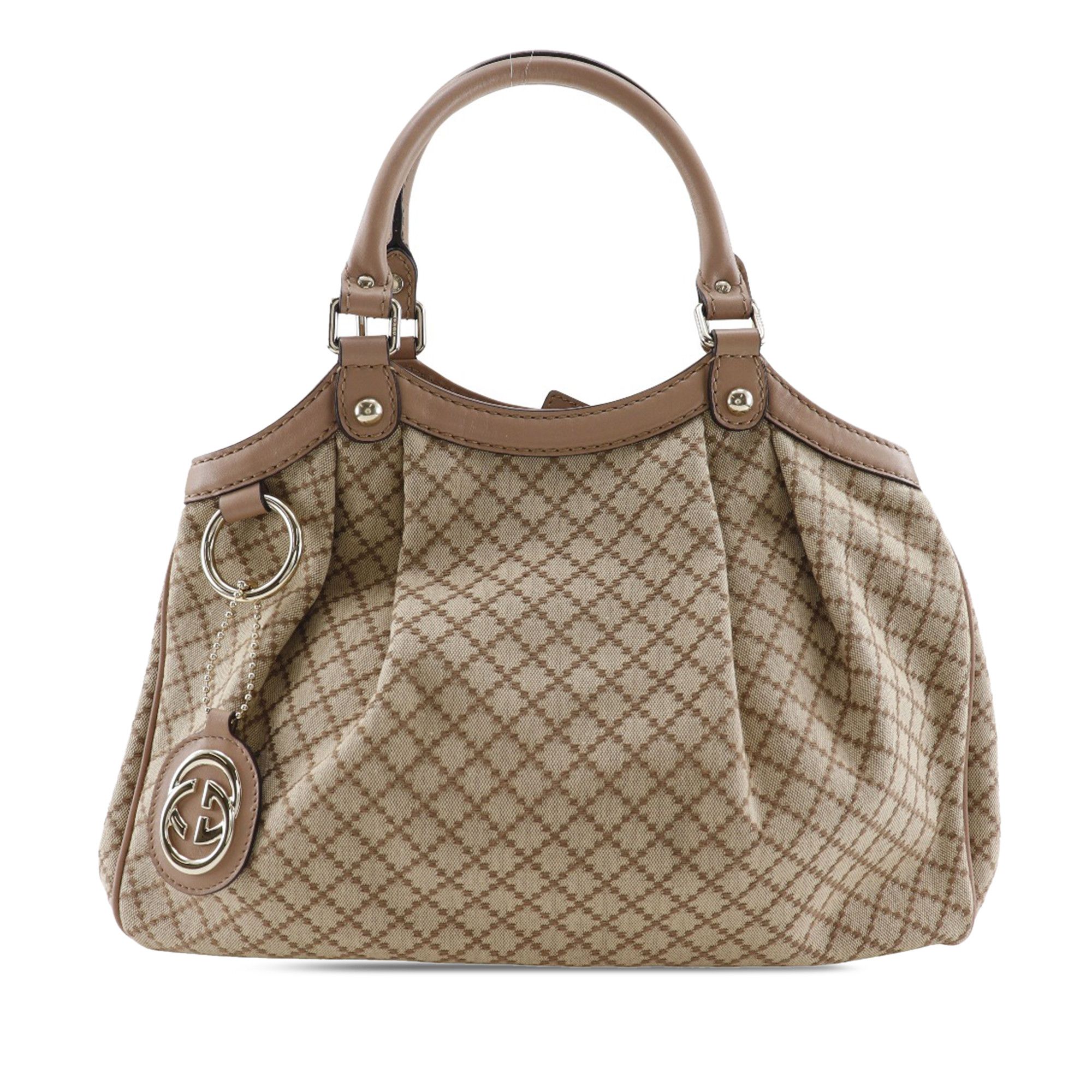 Gucci Gucci Medium Diamante Canvas Sukey Tote Size ONE SIZE - 1 Thumbnail